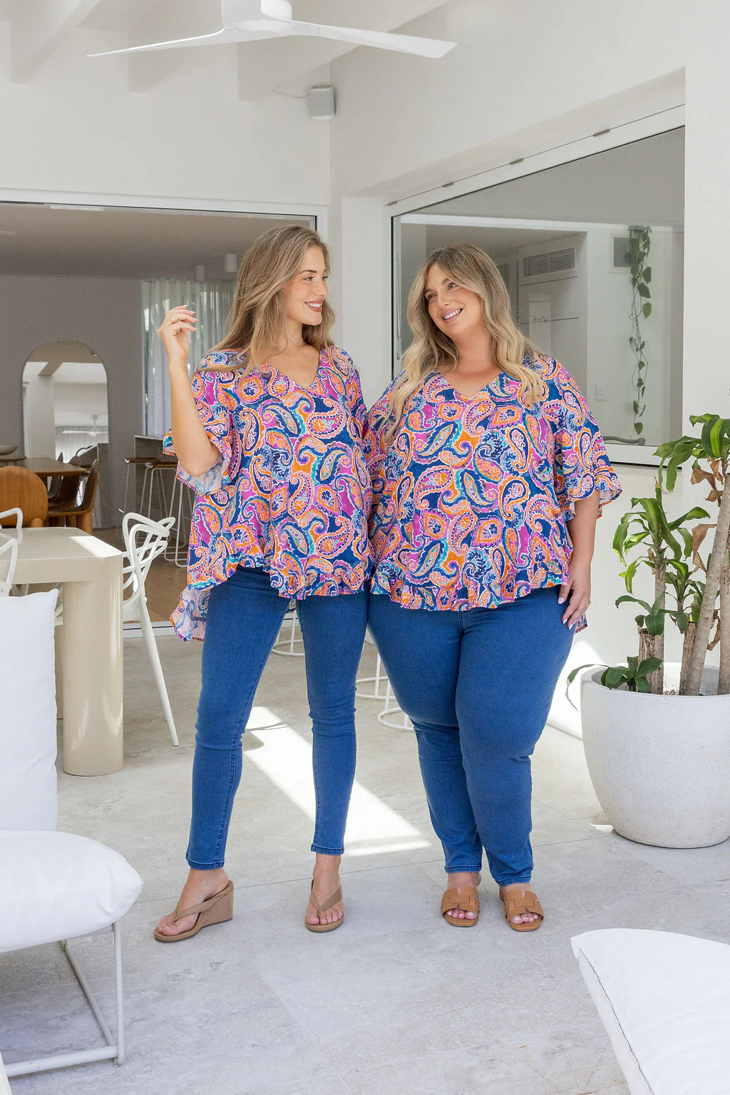 Natalie Top in Rainbow Boteh - Image 13