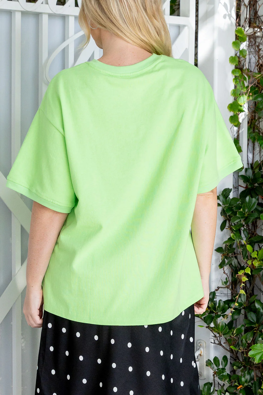 Nikita Heavyweight Cotton Tee in Apple - Image 14