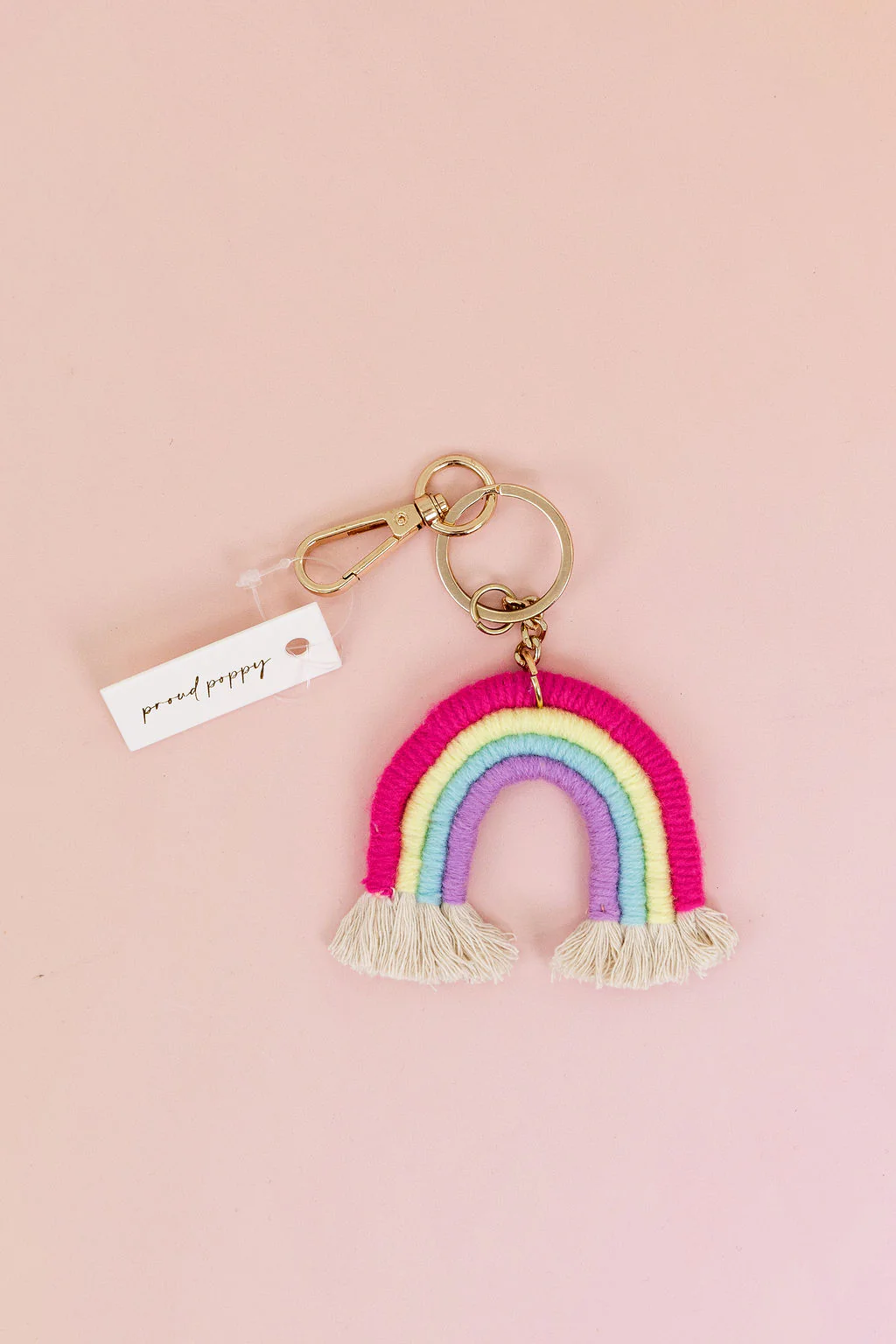 Rainbow Bright Key Charm
