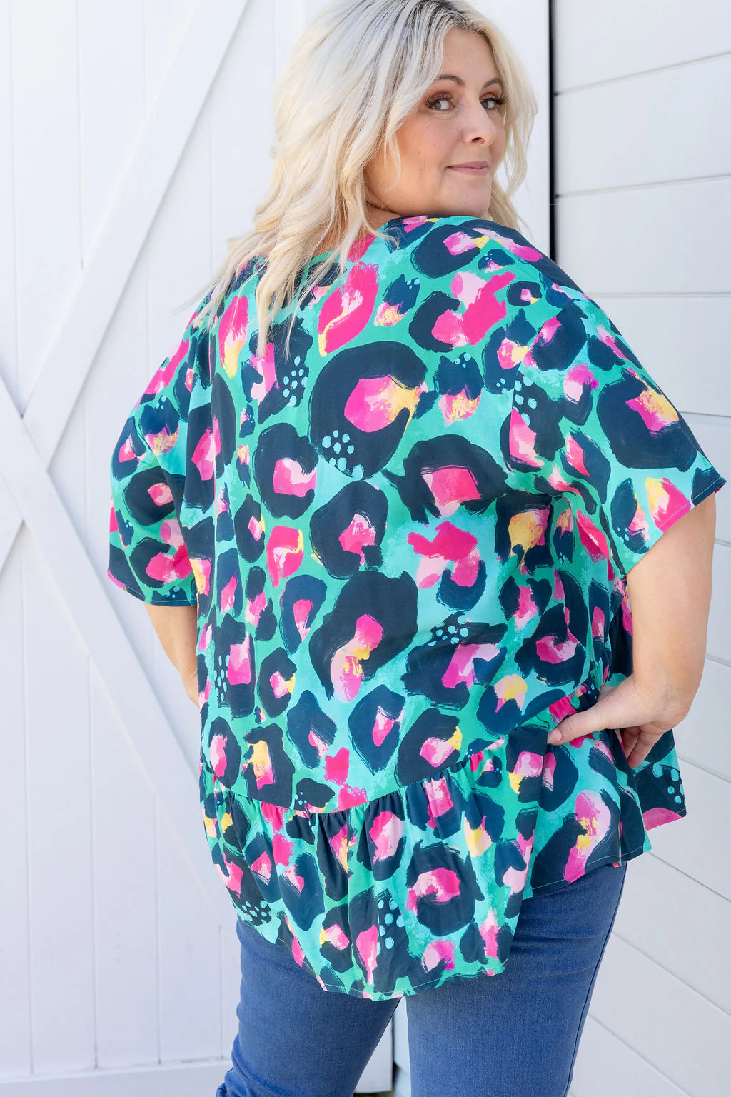 Peak Top in Green Leopard by Kasey Rainbow - Image 8