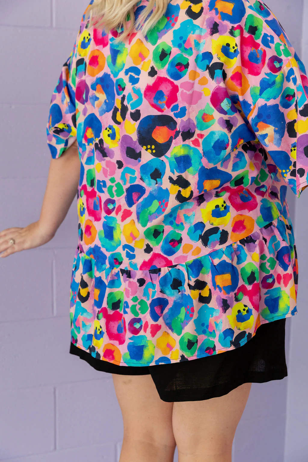 Peak Top in Rainbow Leopard Pink by Kasey Rainbow - Image 11