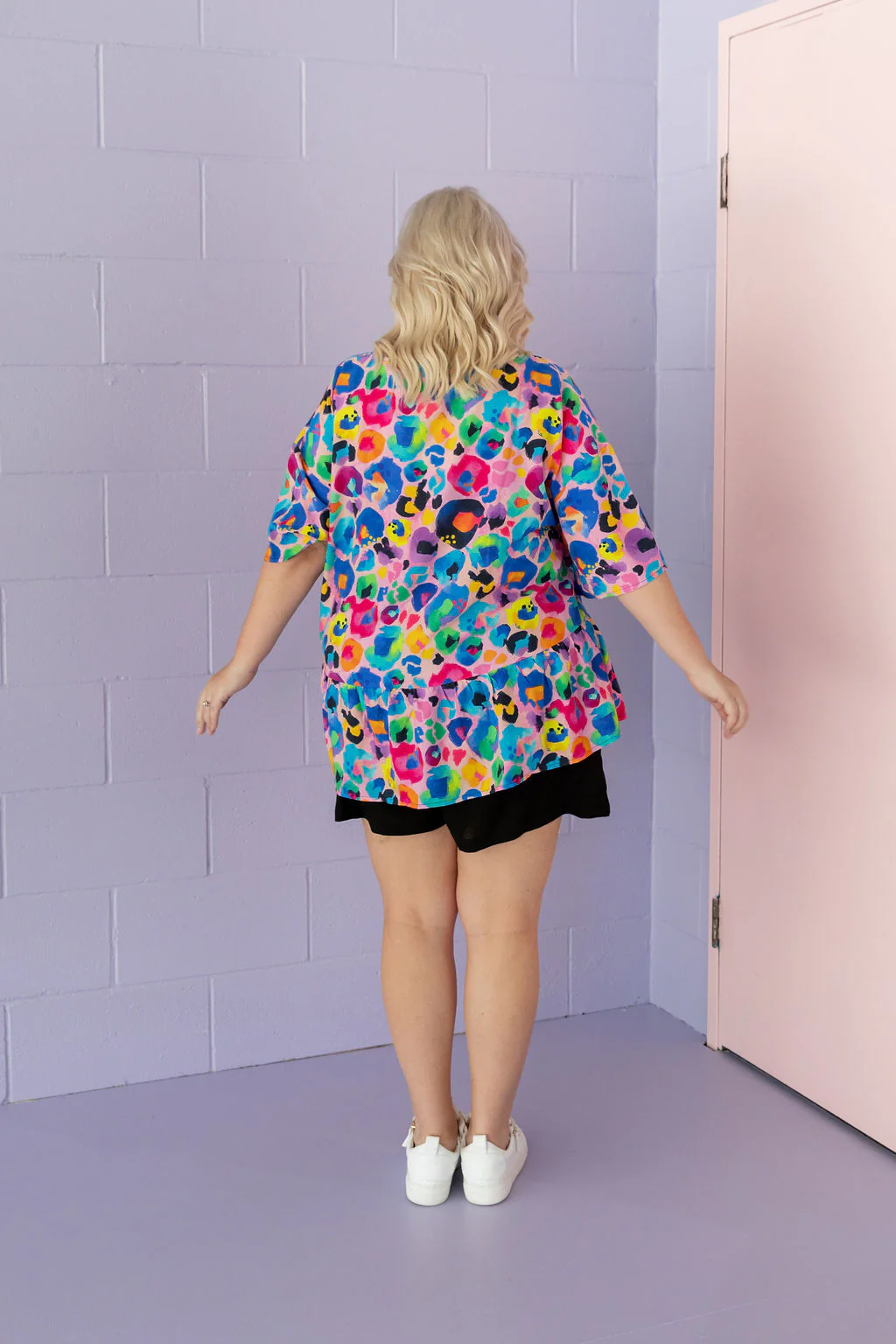 Peak Top in Rainbow Leopard Pink by Kasey Rainbow - Image 9