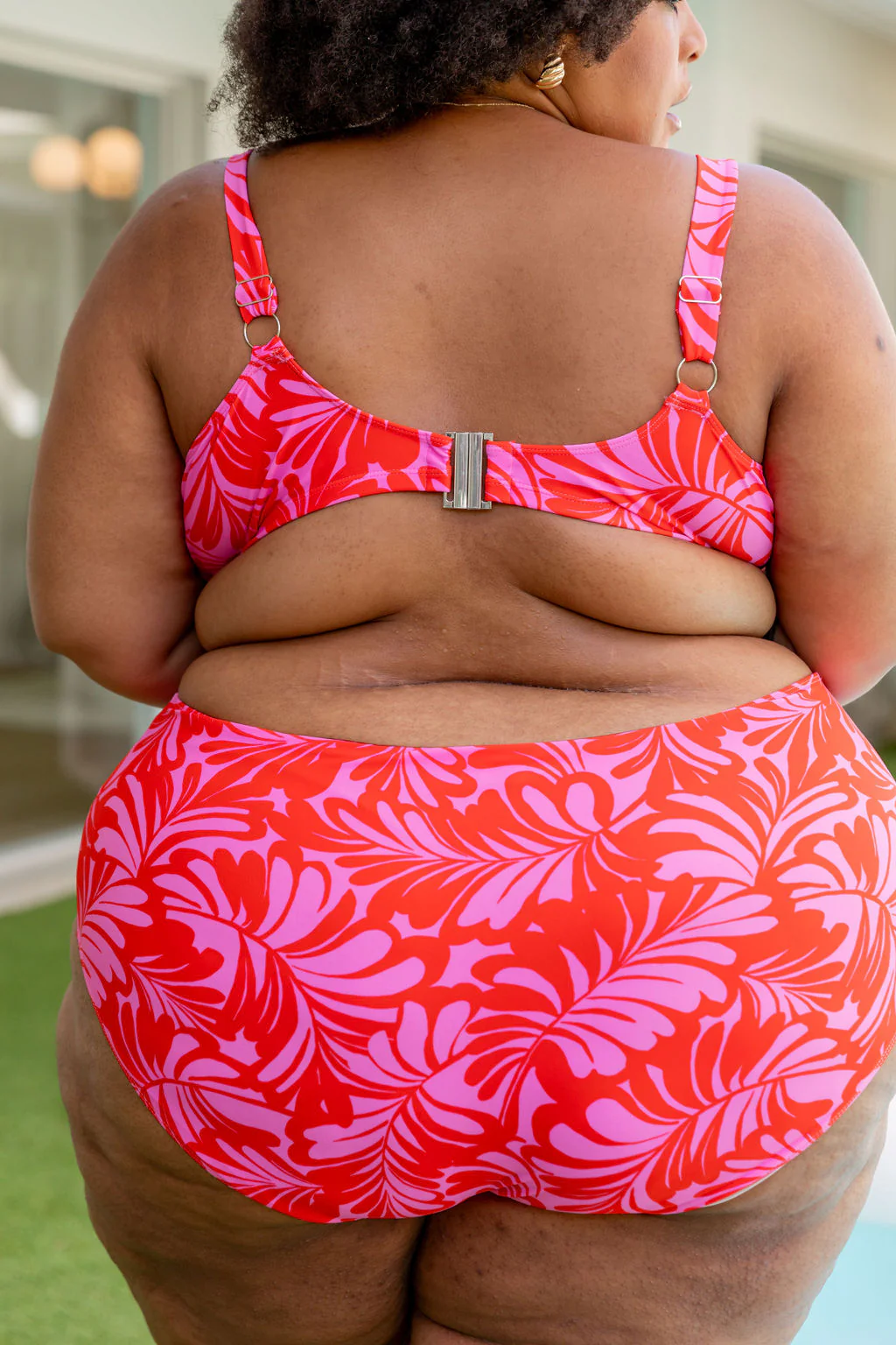 Pearl Bikini Pants In Pink Jungle - Image 25