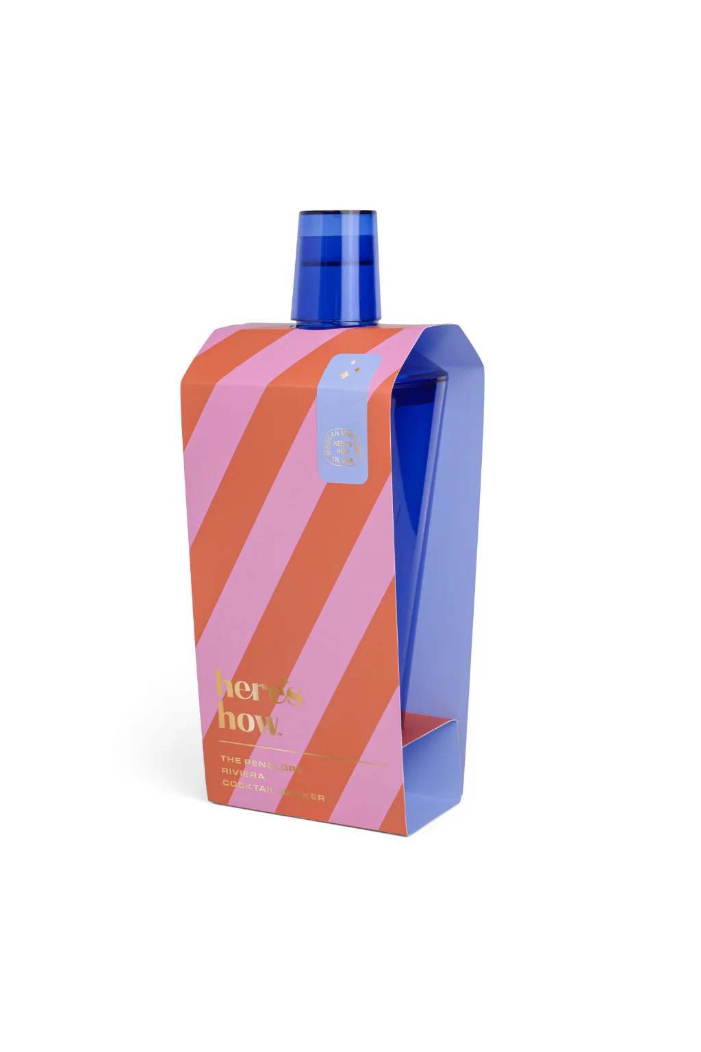 Penelope Cocktail Shaker - Cobalt