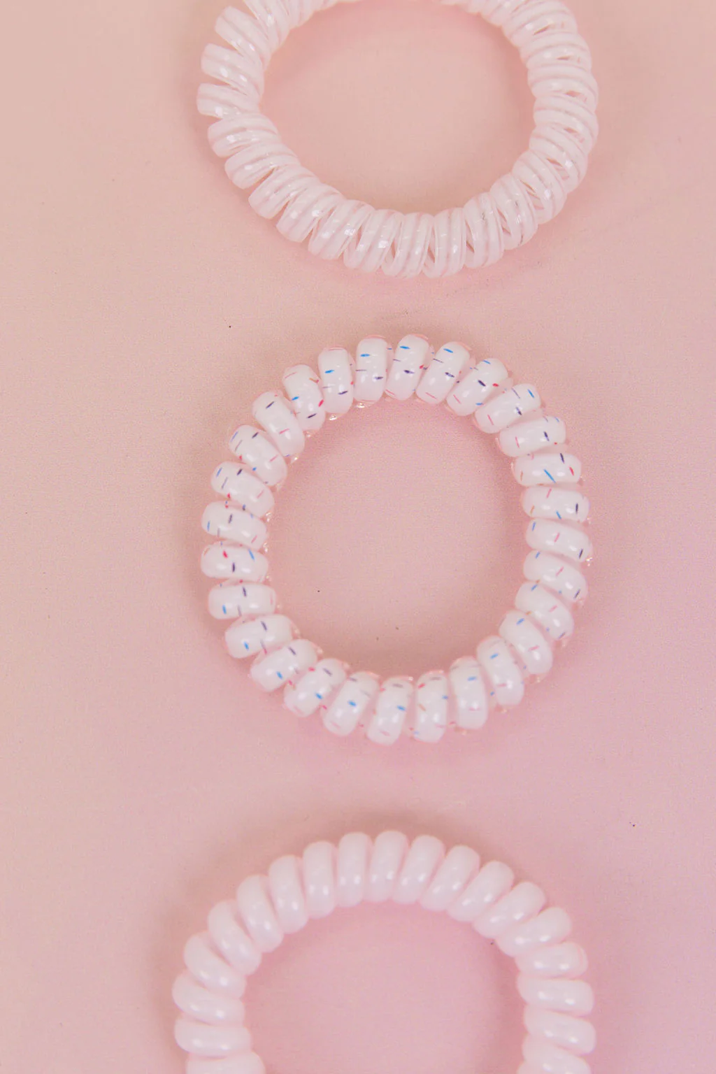 Pink Coil Hair Ties – 4 Pack - Image 9