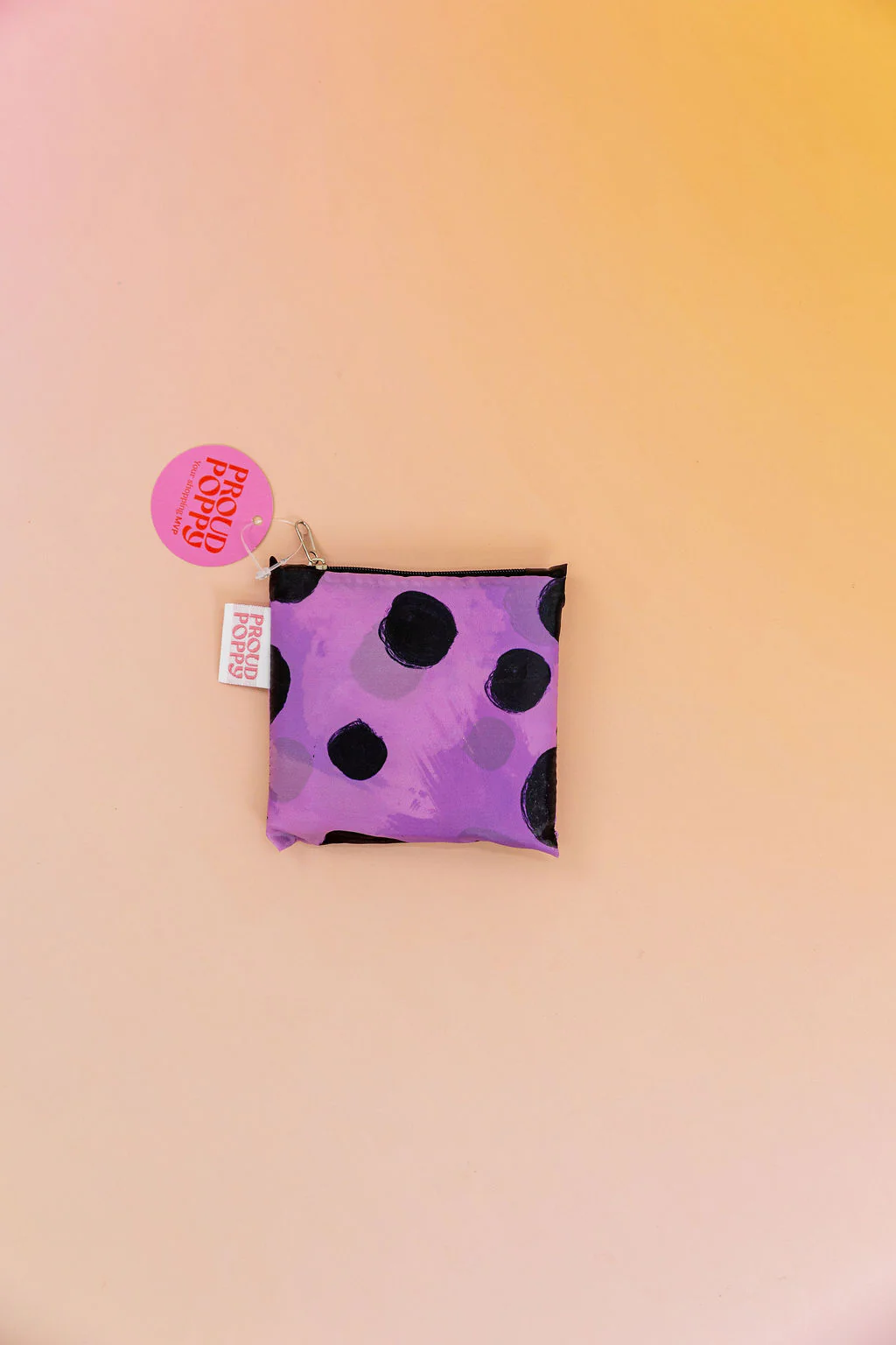 PP Reusable Shopper Bag in Purple Cheetah by Kasey Rainbow - Image 4
