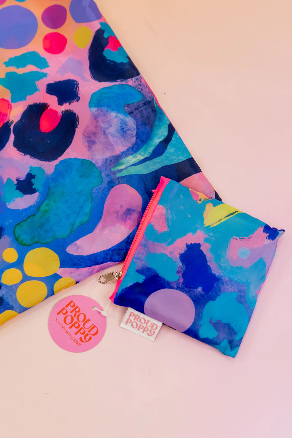 PP Reusable Shopper Bag in Remix by Kasey Rainbow - Image 3