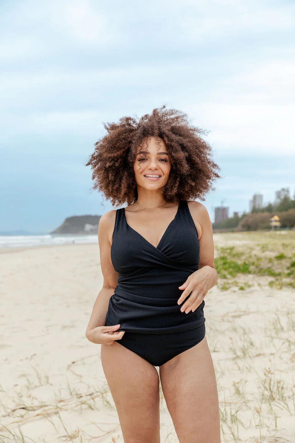 Burleigh Tankini Top in Black - Image 26