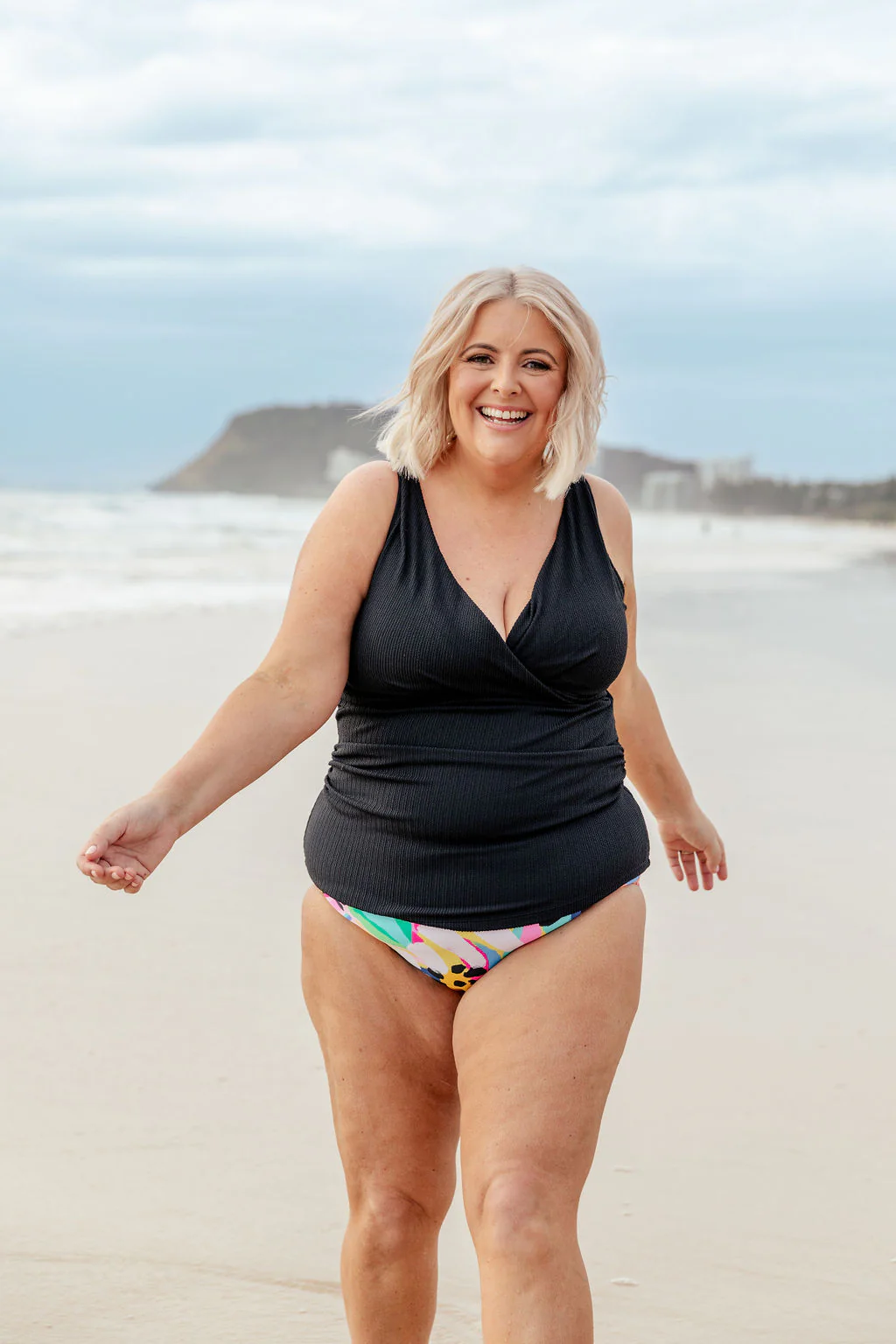 Burleigh Tankini Top in Black - Image 5