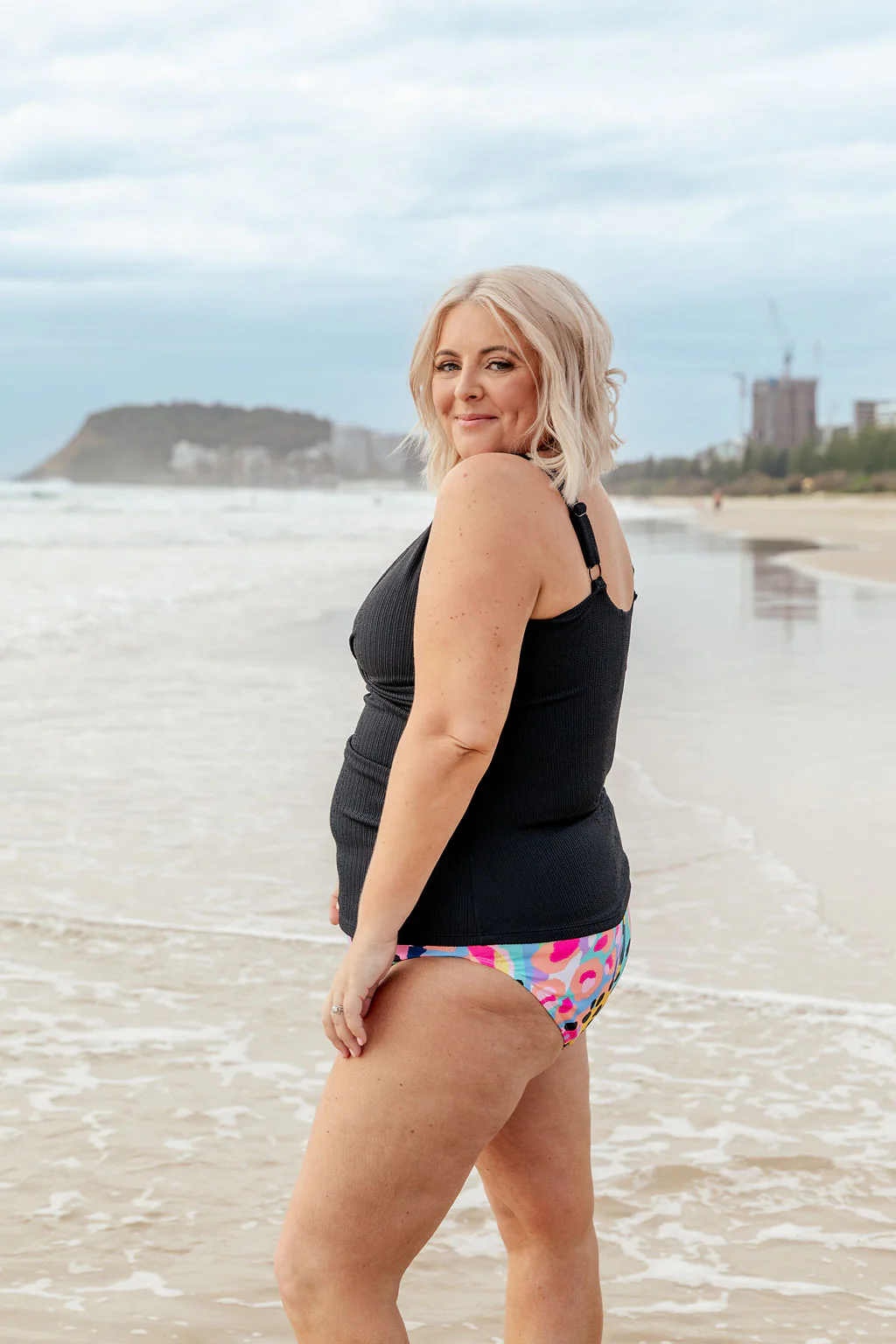 Burleigh Tankini Top in Black - Image 6