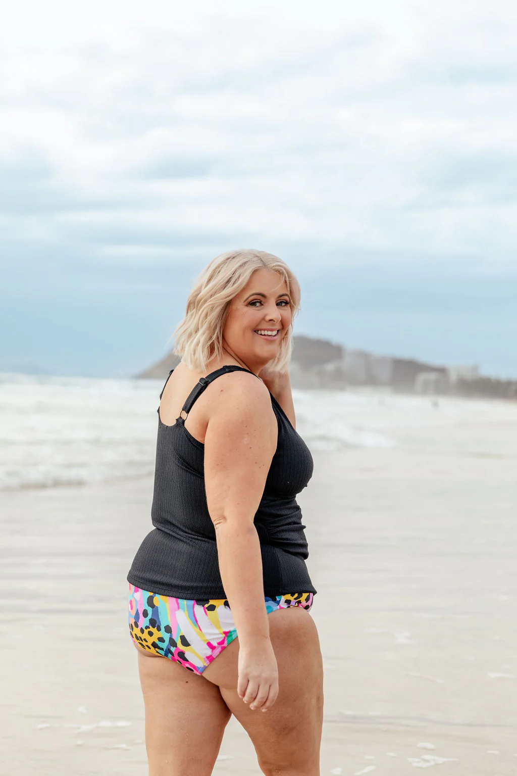 Burleigh Tankini Top in Black - Image 7