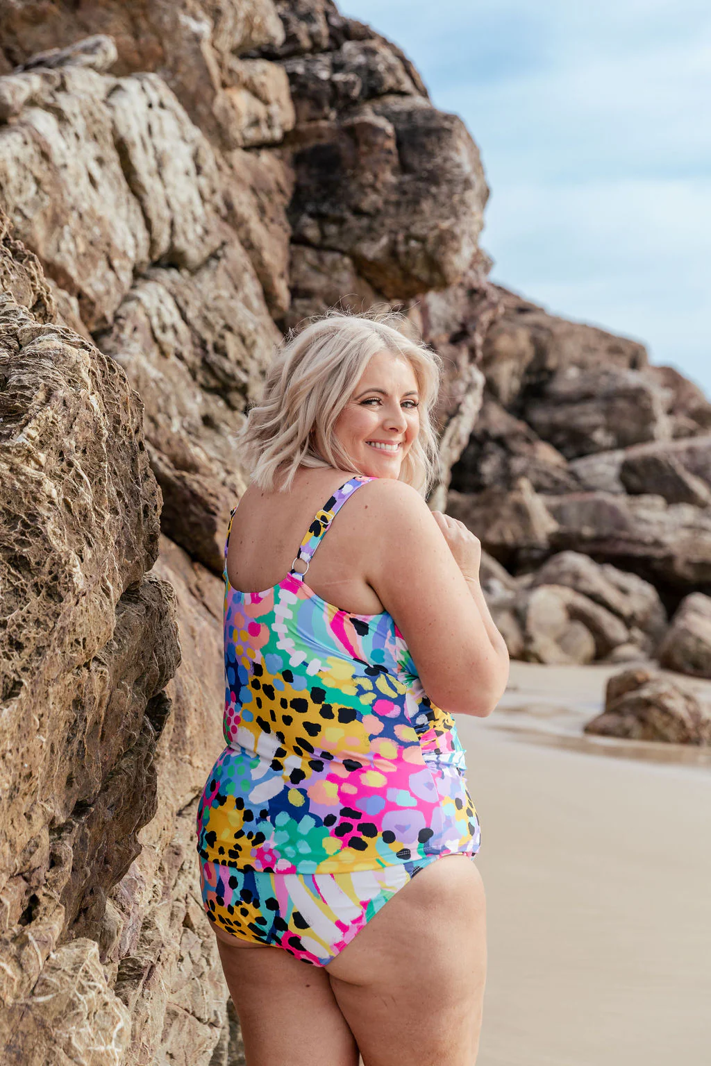Burleigh Tankini Top in Kasey Swim by Kasey Rainbow - Image 10