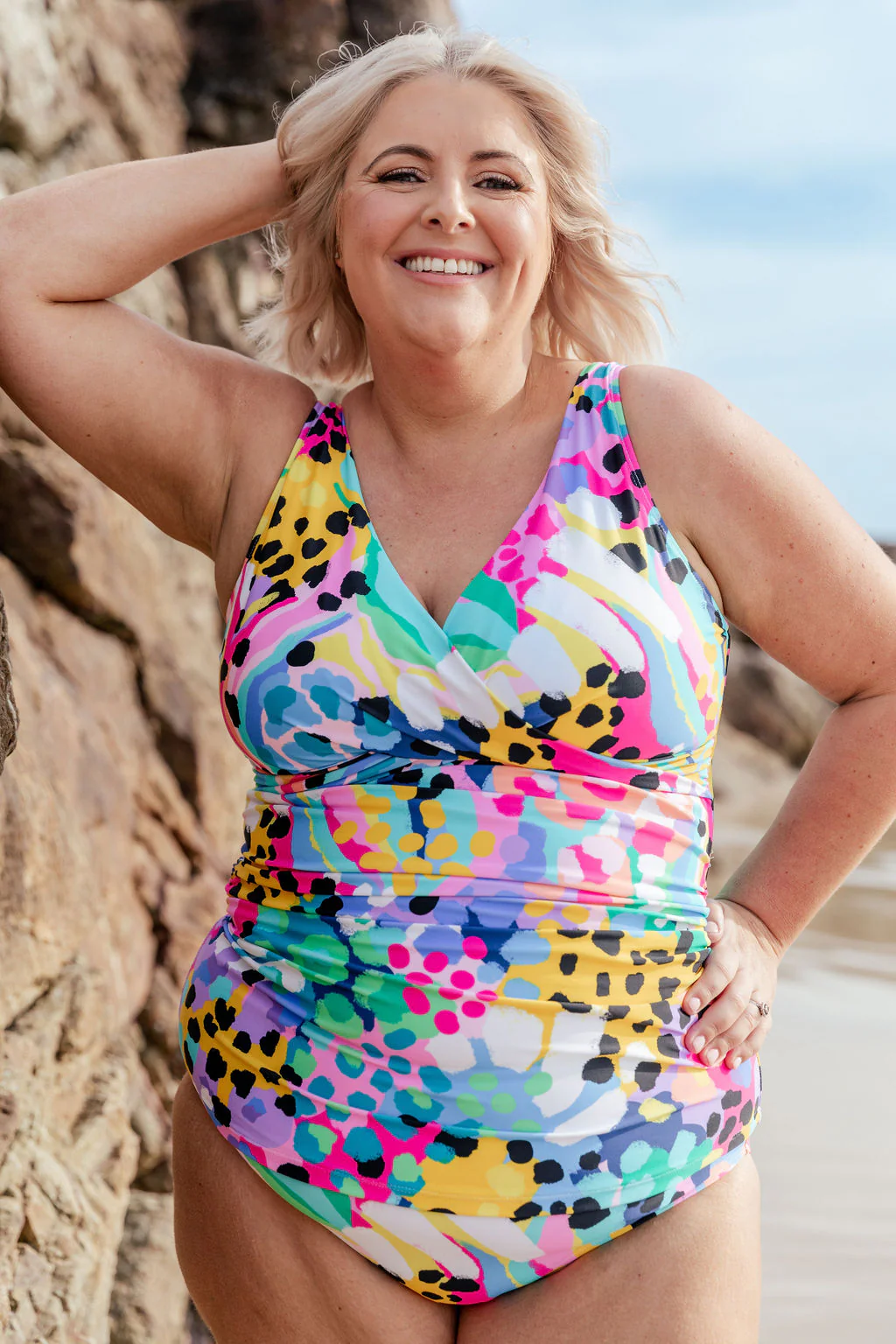Burleigh Tankini Top in Kasey Swim by Kasey Rainbow - Image 3