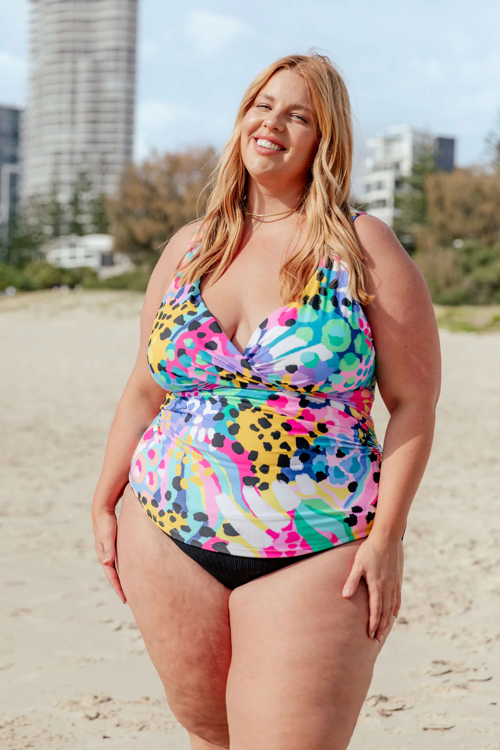 Burleigh Tankini Top in Kasey Swim by Kasey Rainbow - Image 4