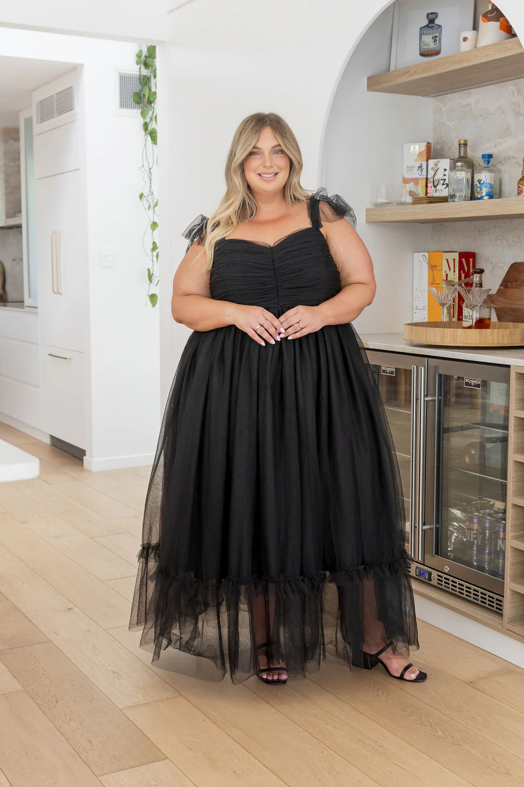 Princess Maxi Dress in Black - Image 11