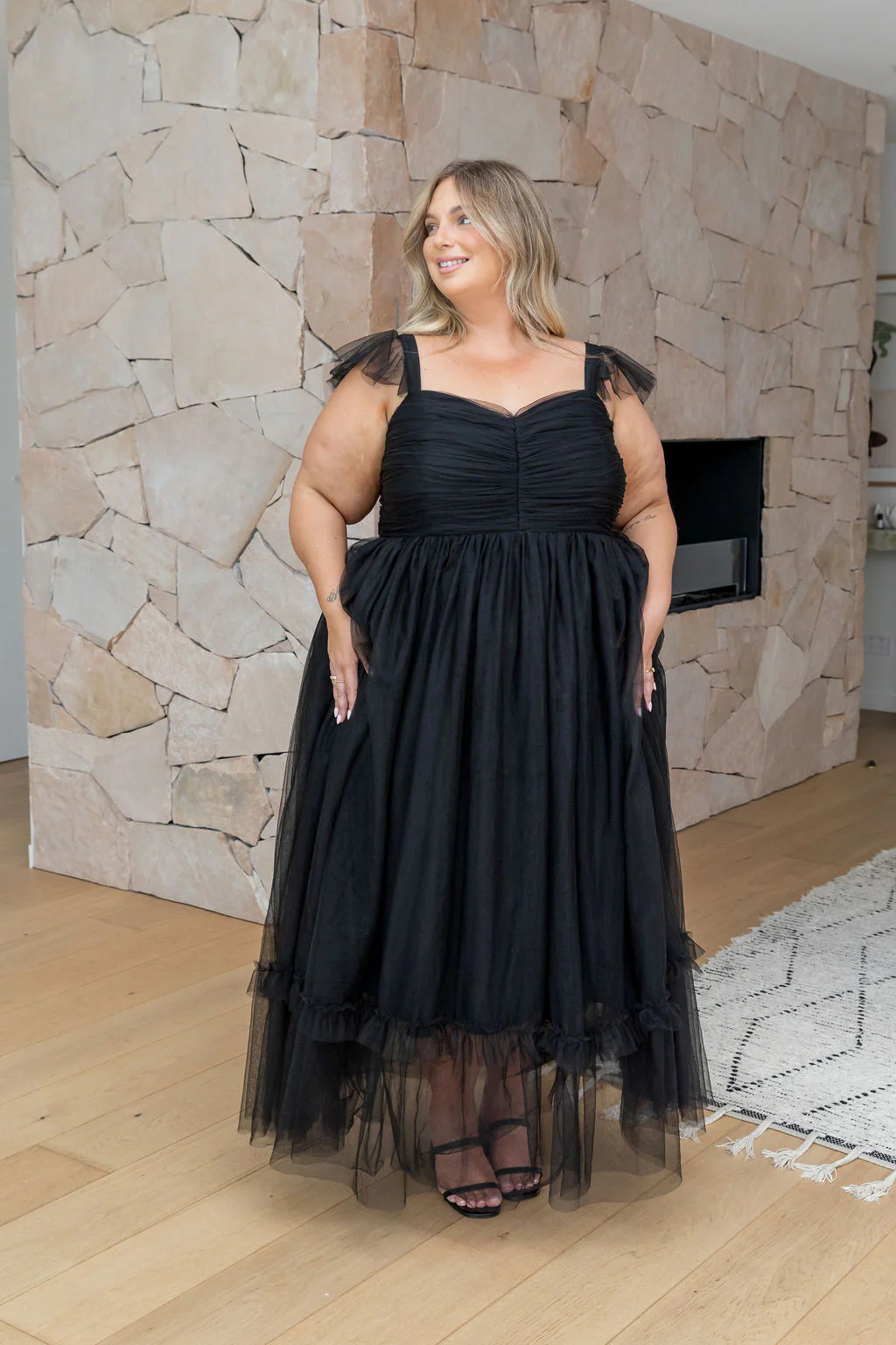 Princess Maxi Dress in Black - Image 17