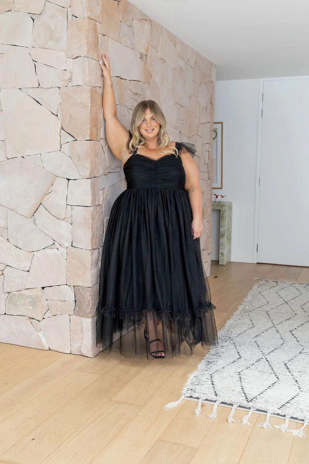 Princess Maxi Dress in Black - Image 21