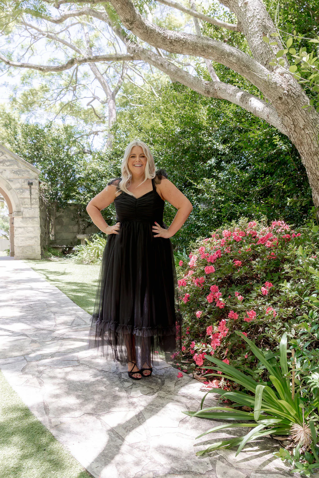 Princess Maxi Dress in Black - Image 26
