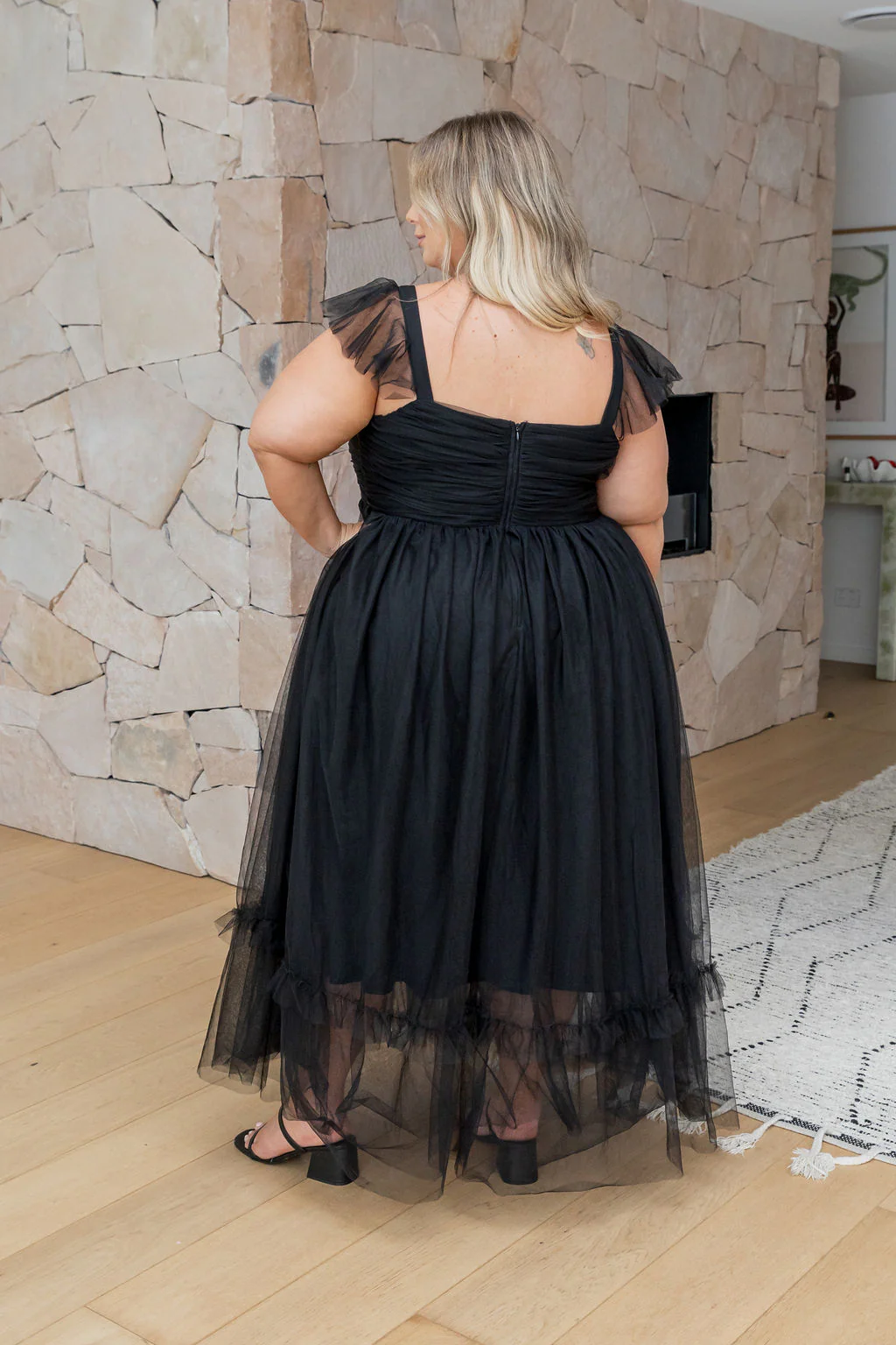 Princess Maxi Dress in Black - Image 27