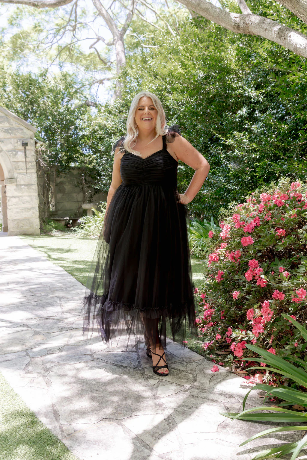 Princess Maxi Dress in Black - Image 29