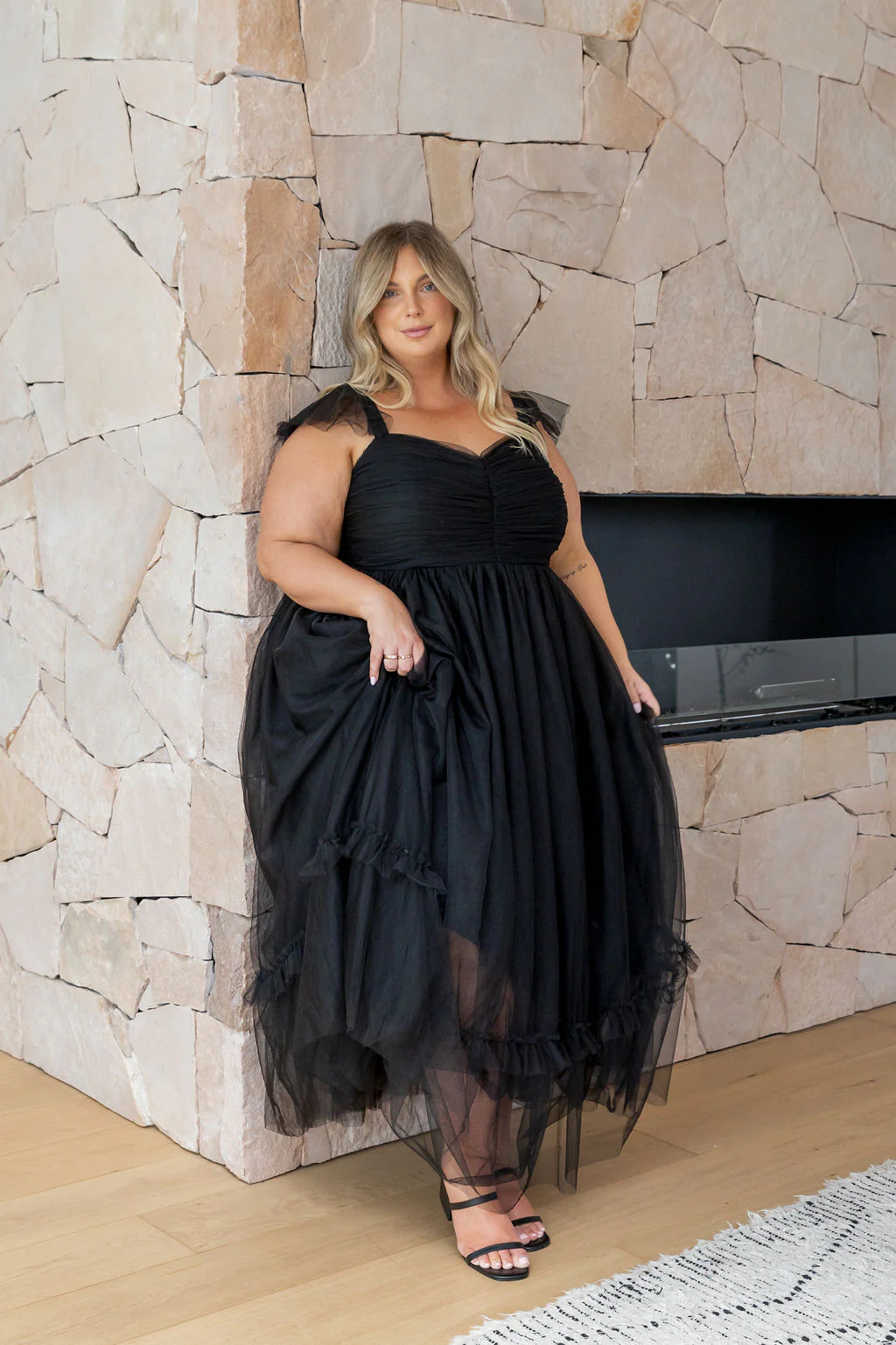 Princess Maxi Dress in Black - Image 37