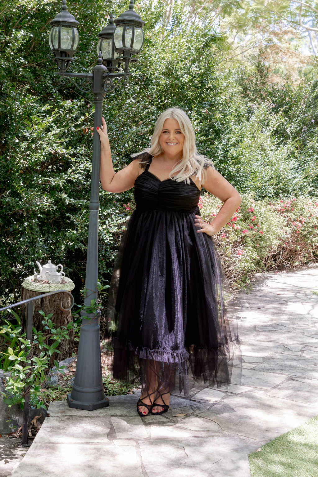 Princess Maxi Dress in Black - Image 4