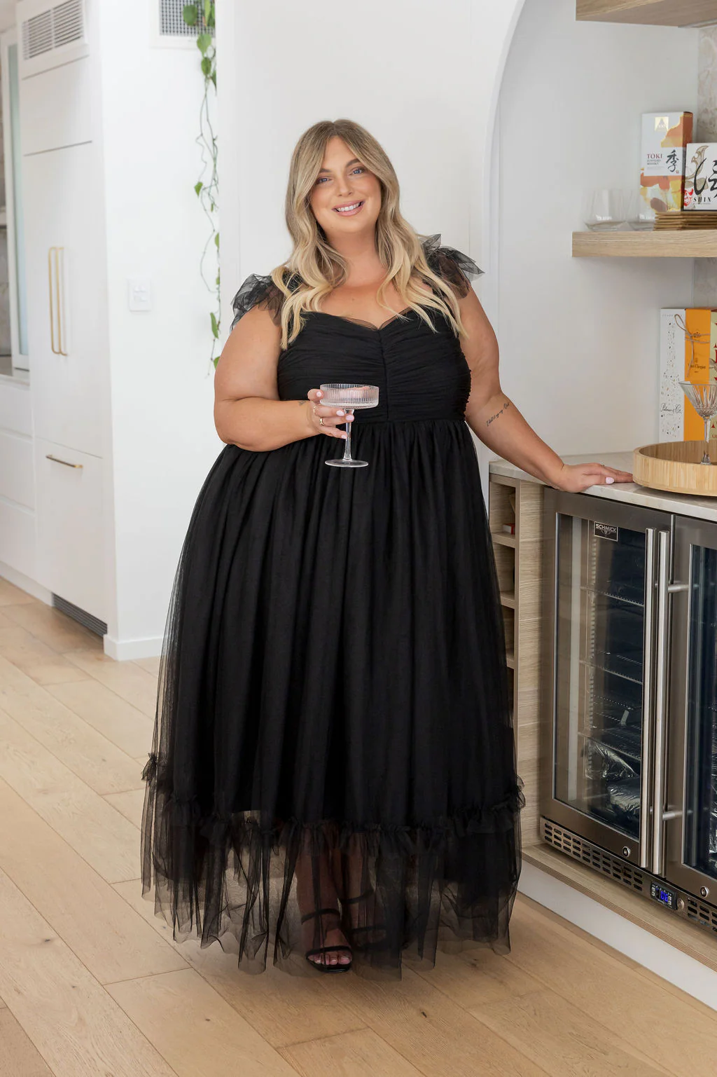 Princess Maxi Dress in Black - Image 5