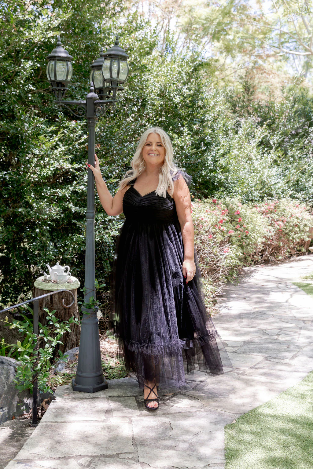 Princess Maxi Dress in Black - Image 6