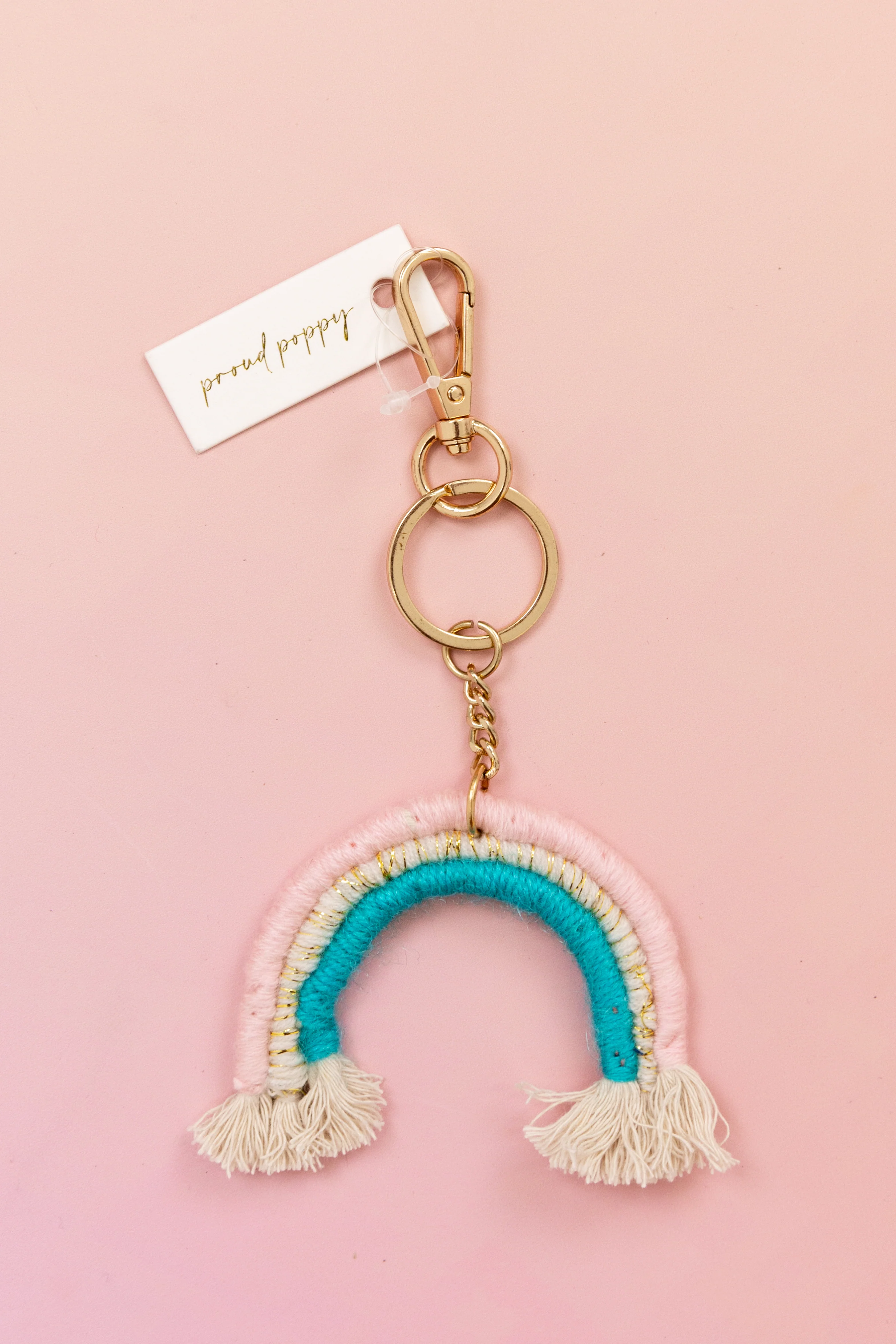 Rainbow Candy Key Charm