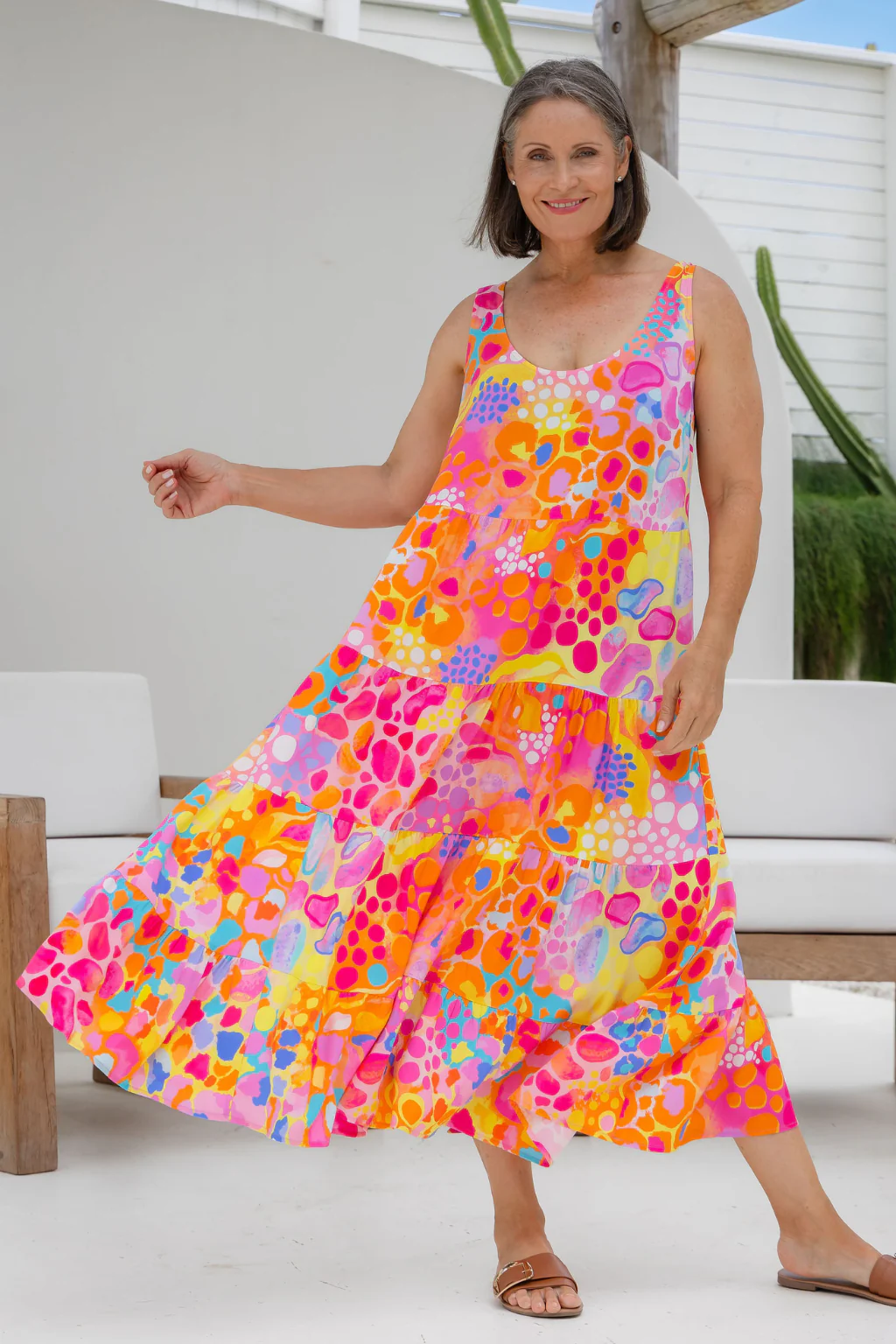 Ronnie Dress in Tequila Sunrise by Kasey Rainbow - Image 2