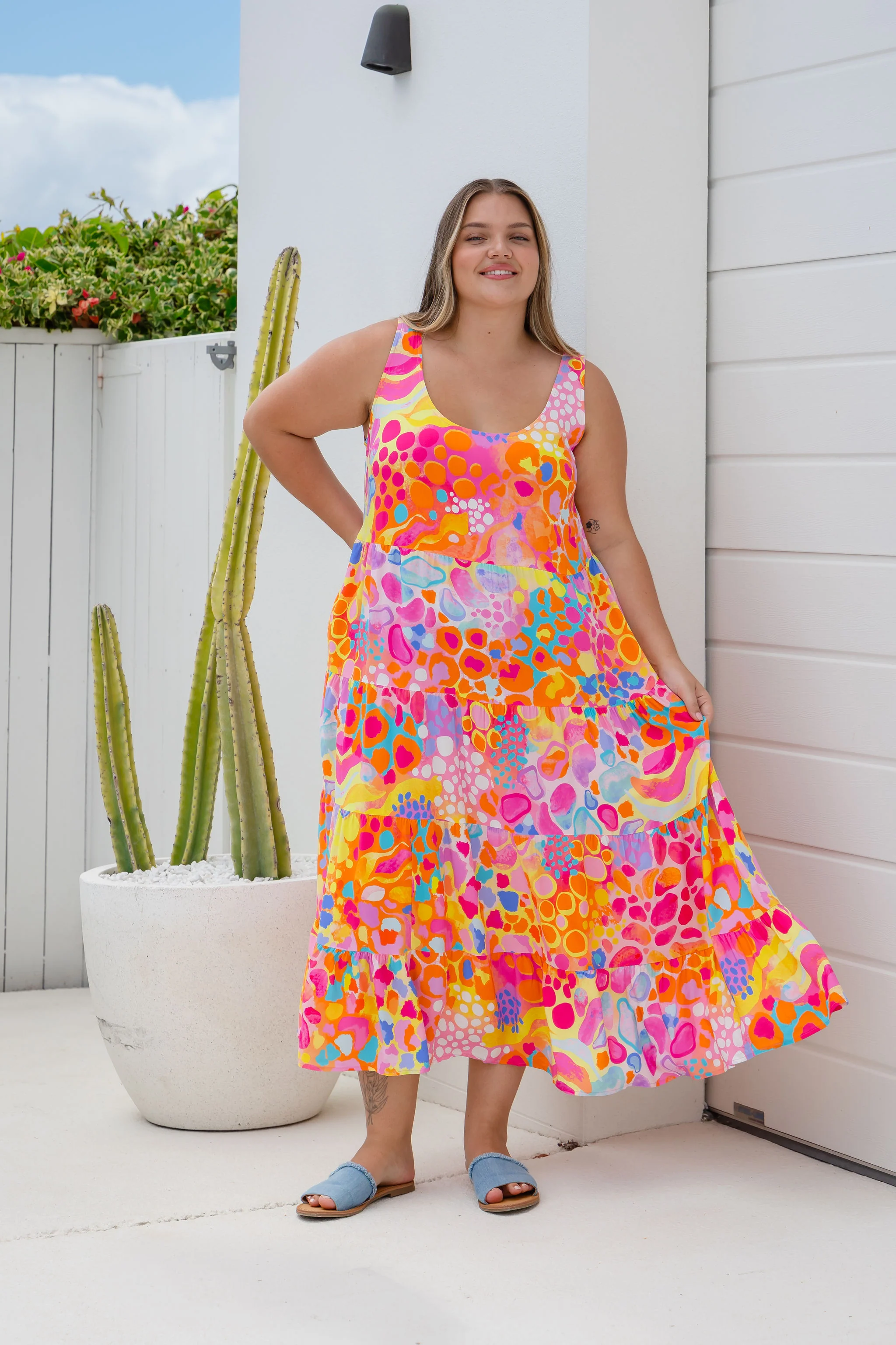 Ronnie Dress in Tequila Sunrise by Kasey Rainbow - Image 21