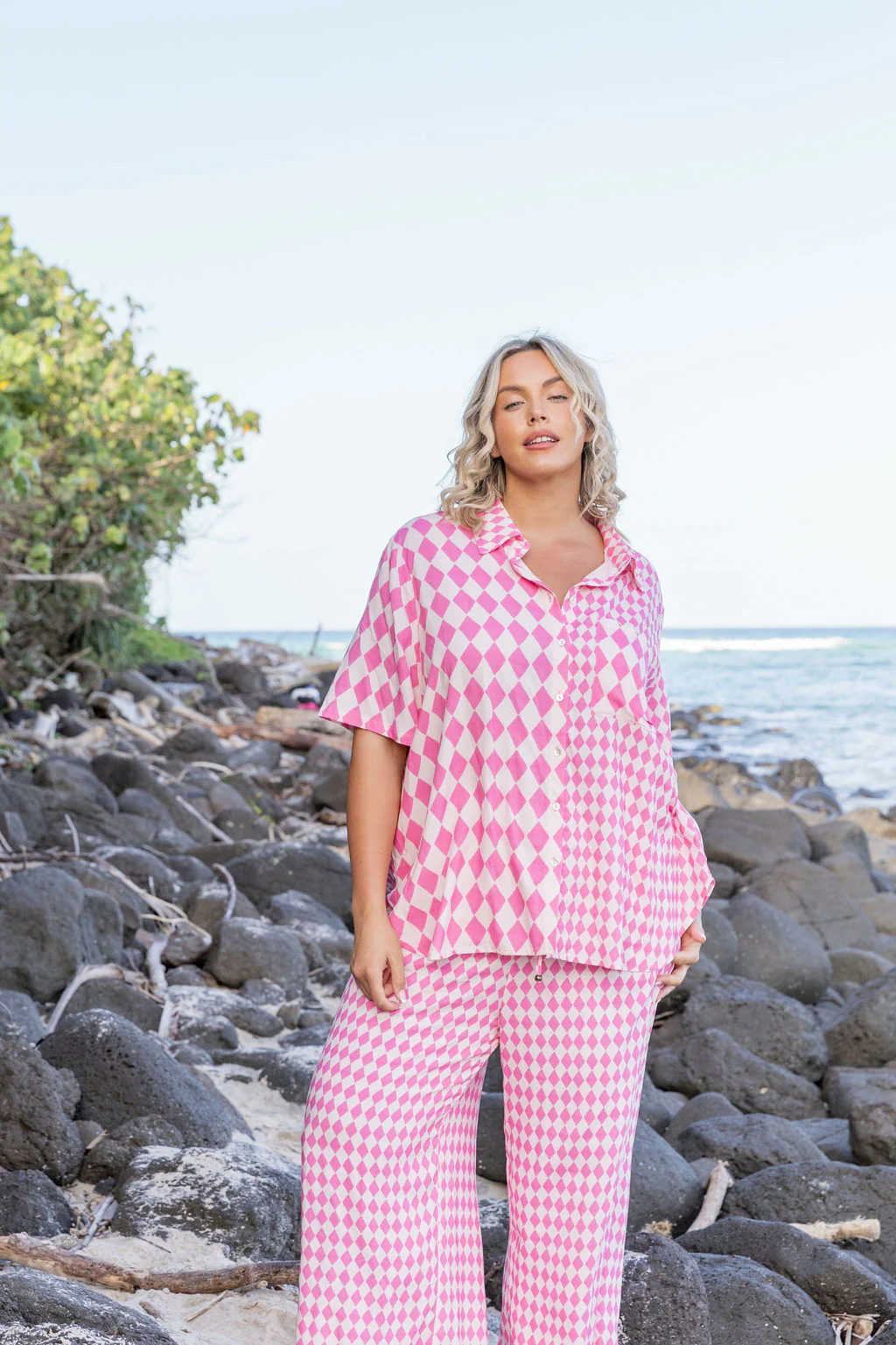 Samara Shirt in Sorrento Pink - Image 4