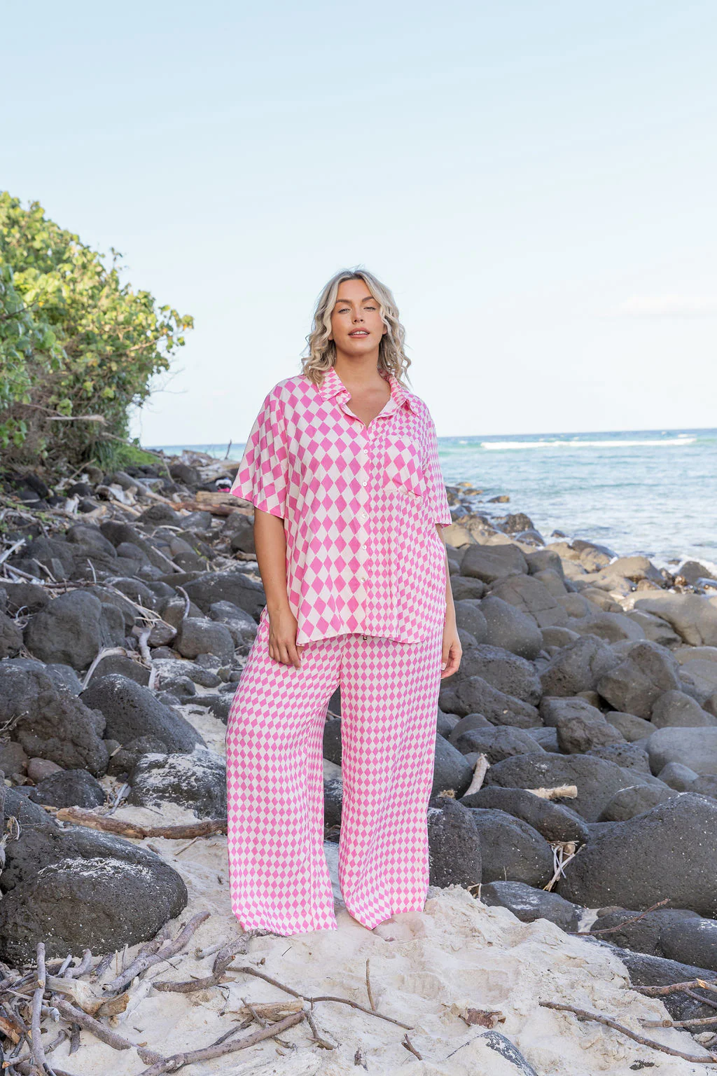 Samara Shirt in Sorrento Pink - Image 5