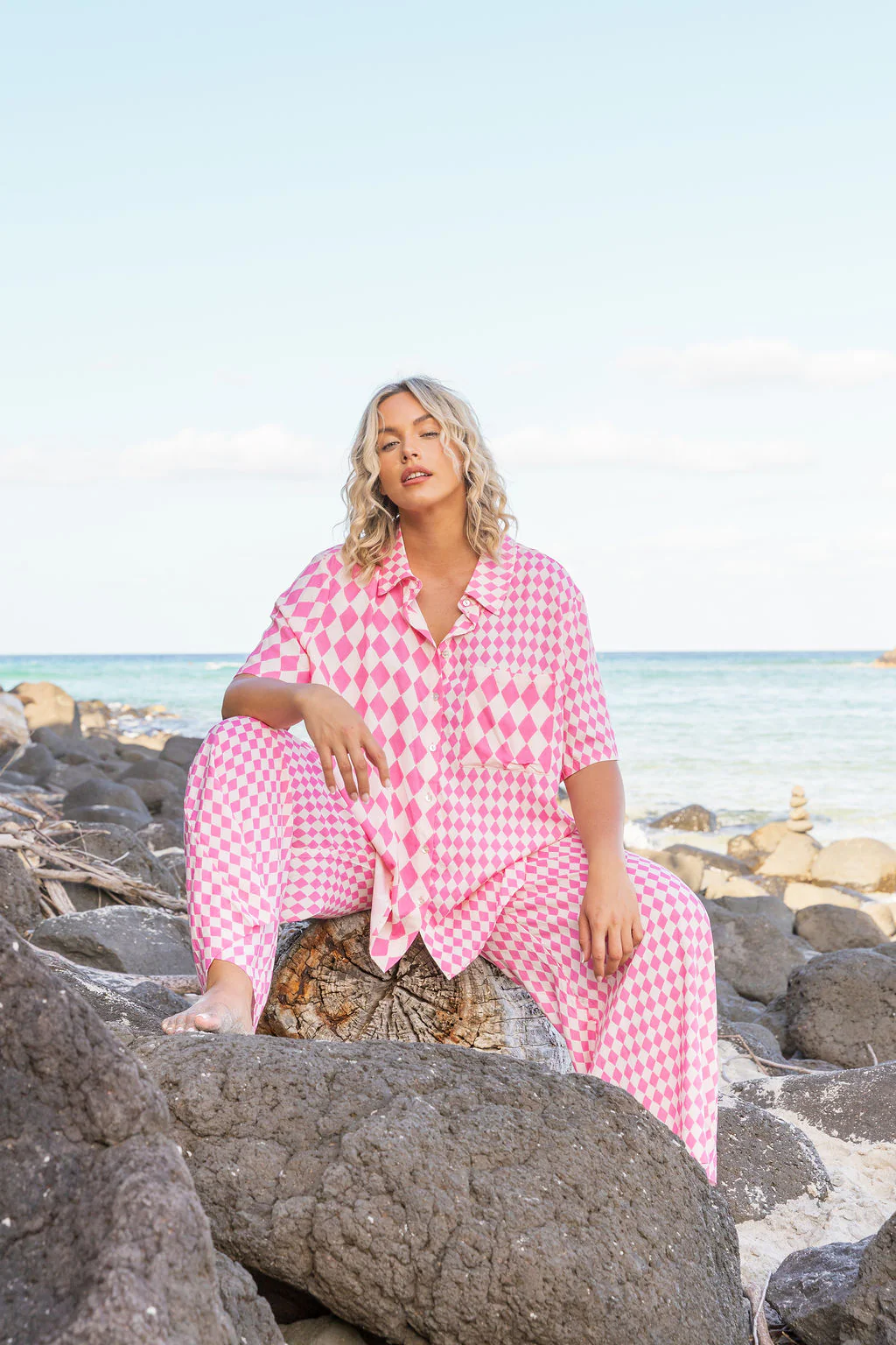 Samara Shirt in Sorrento Pink - Image 6