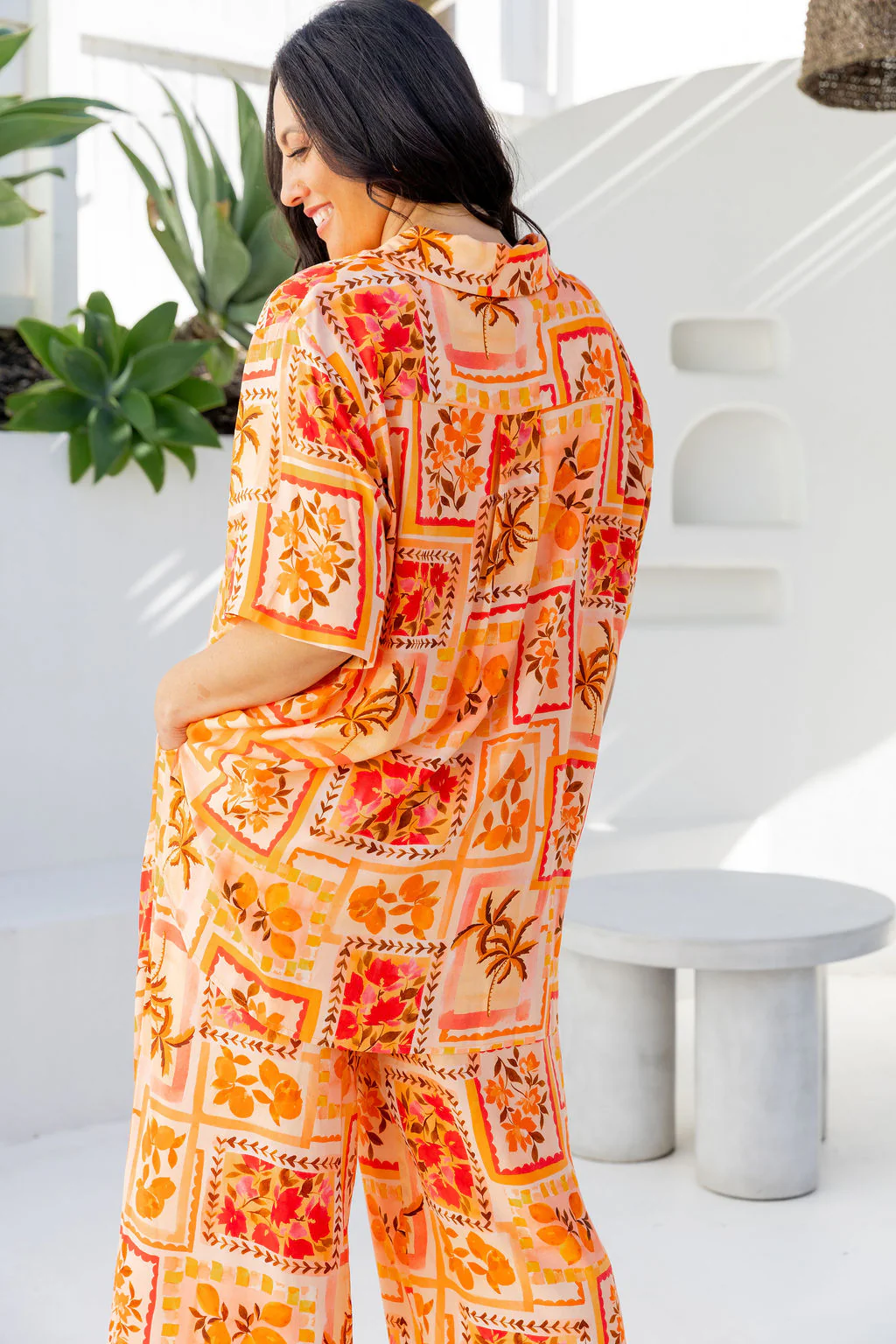 Samara Shirt in Sunkissed Mosaic - Image 15