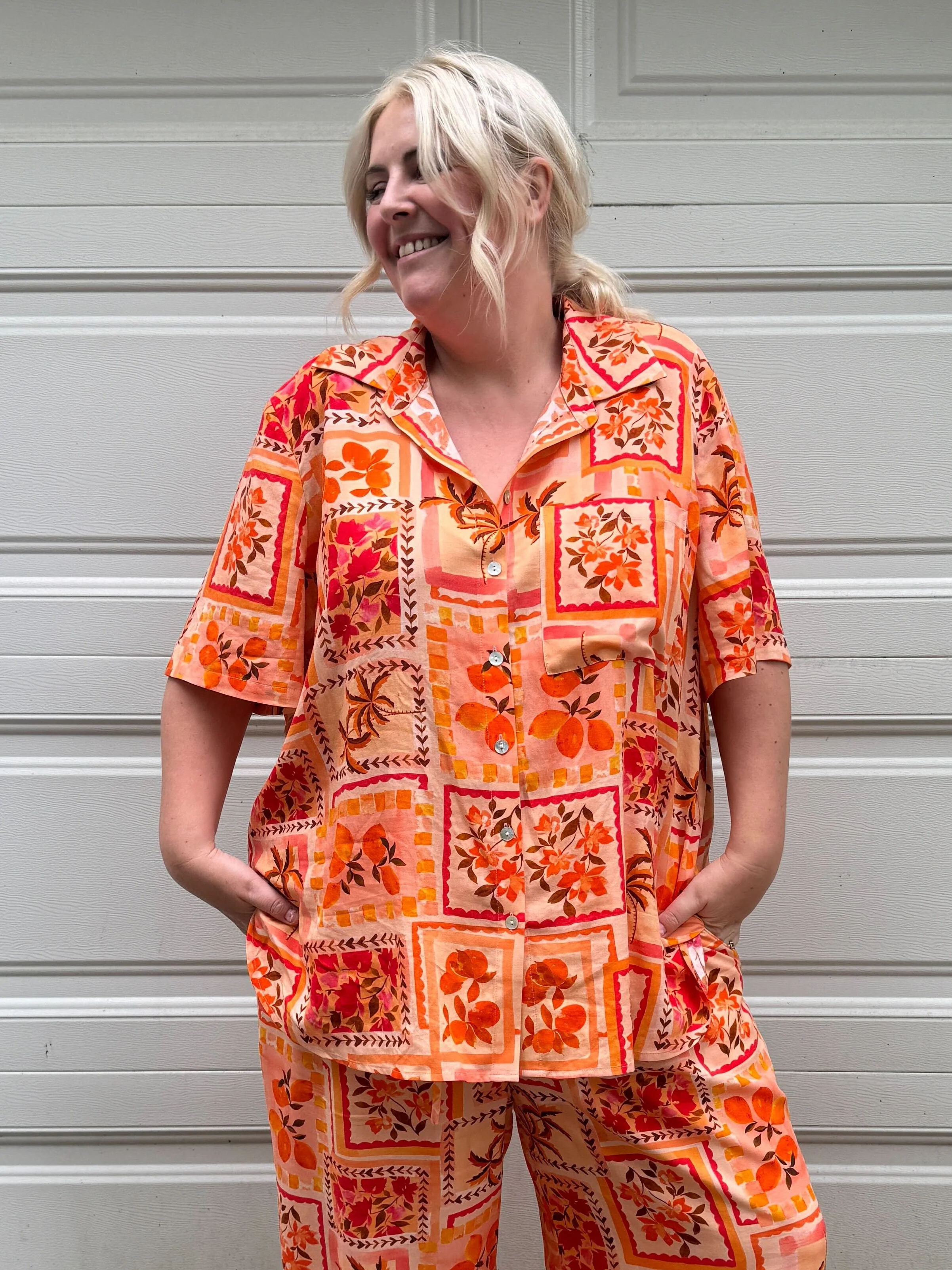 Samara Shirt in Sunkissed Mosaic - Image 2