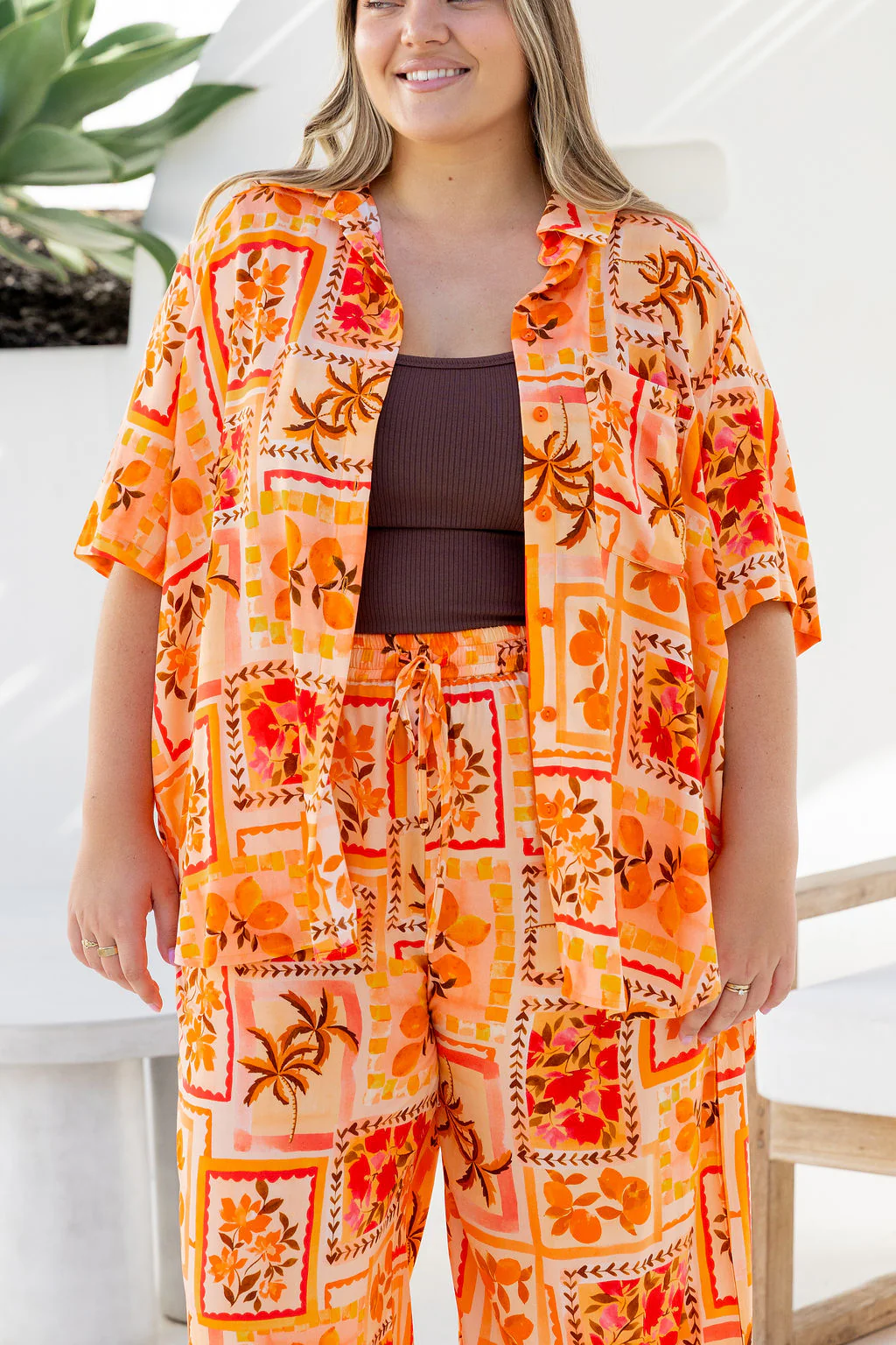 Samara Shirt in Sunkissed Mosaic - Image 4