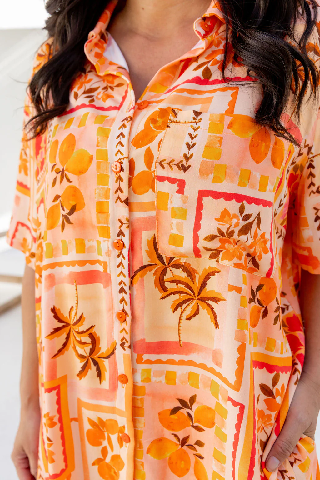 Samara Shirt in Sunkissed Mosaic - Image 5
