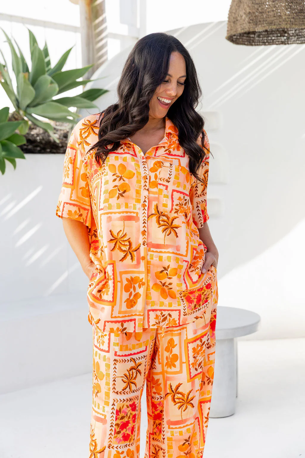 Samara Shirt in Sunkissed Mosaic - Image 6