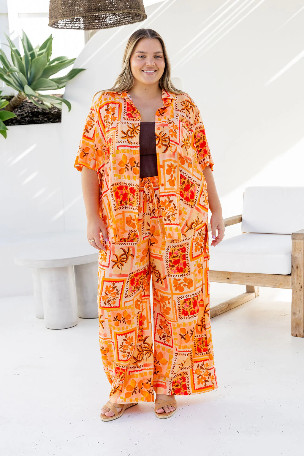 Samara Shirt in Sunkissed Mosaic - Image 9