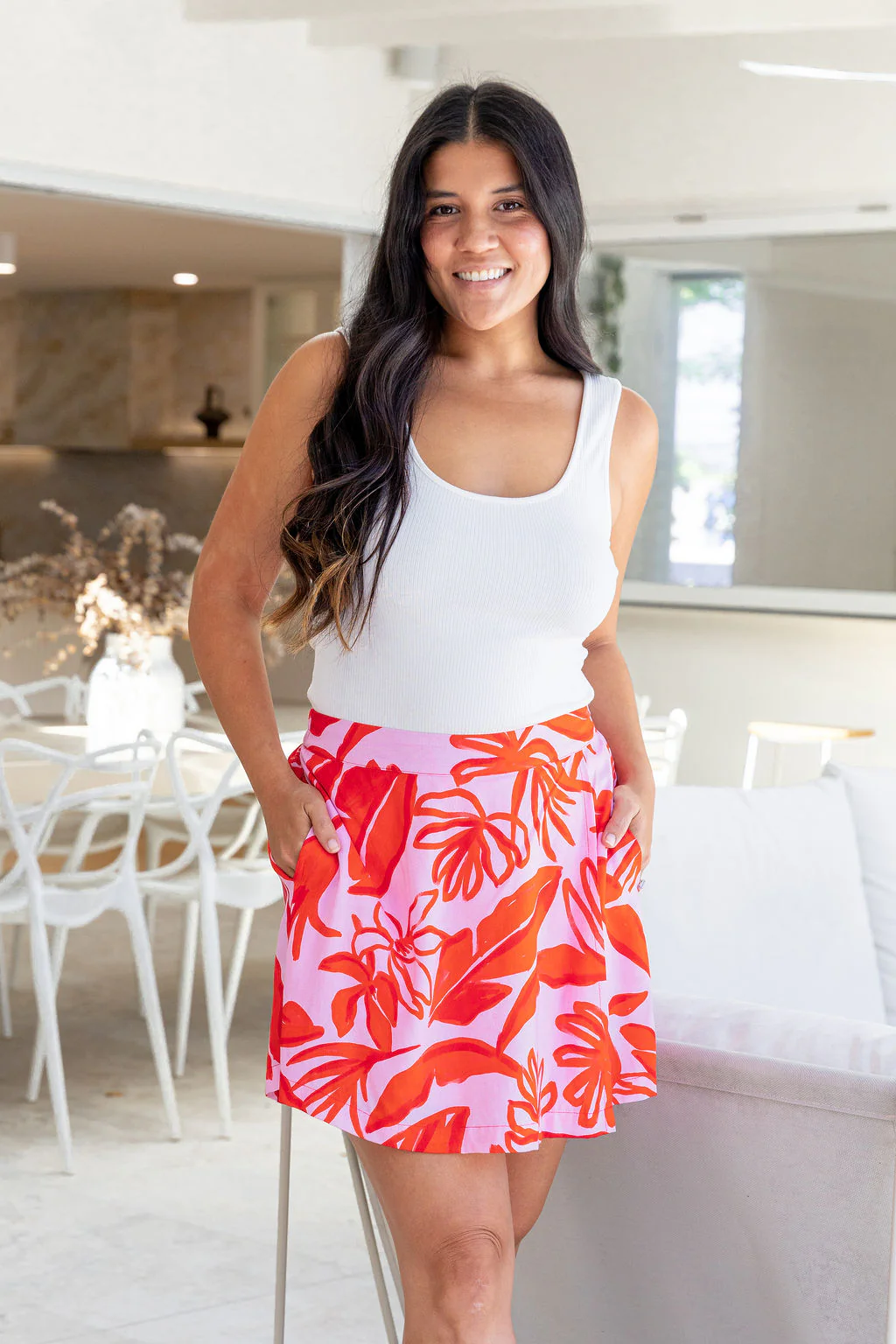 Samara Skort in Blush Fern - Image 12
