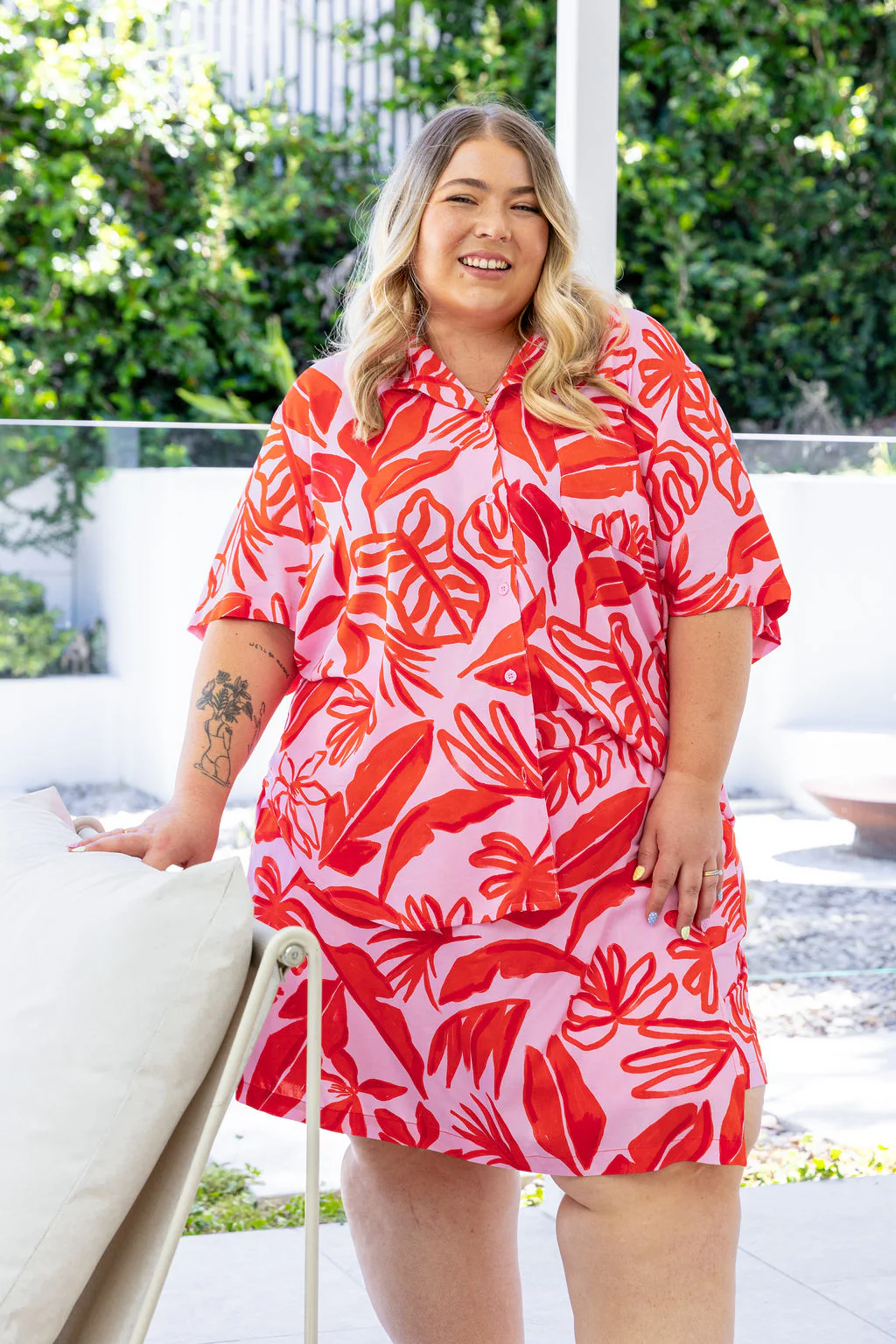 Samara Skort in Blush Fern - Image 13