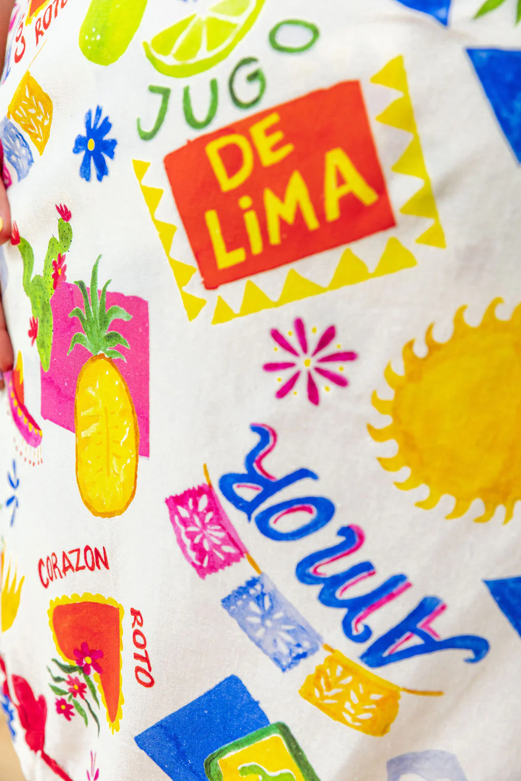 Samara Linen Blend Skort in Corazon - Image 6