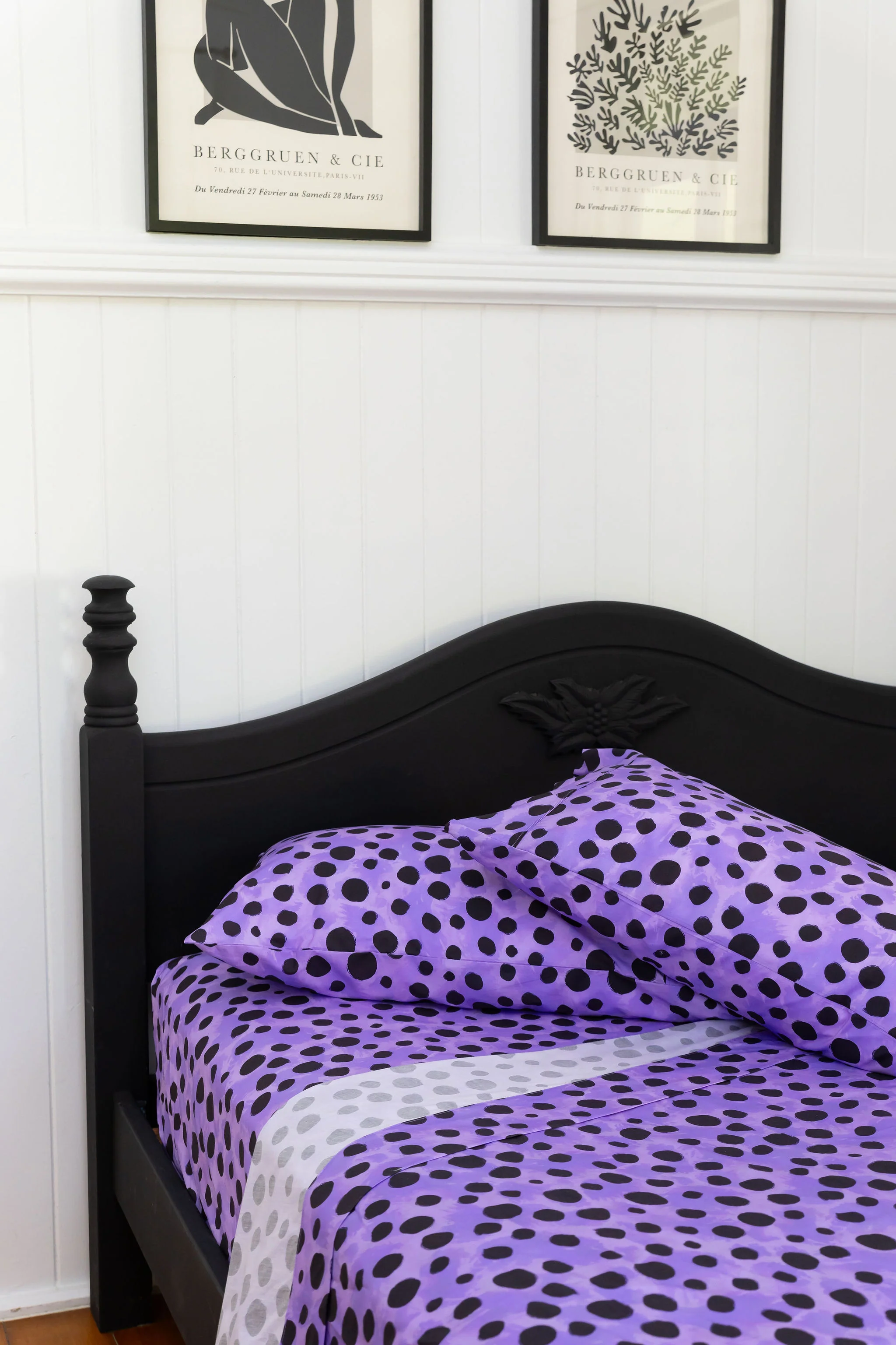 Sheet Set in Purple Cheetah by Kasey Rainbow - Image 19