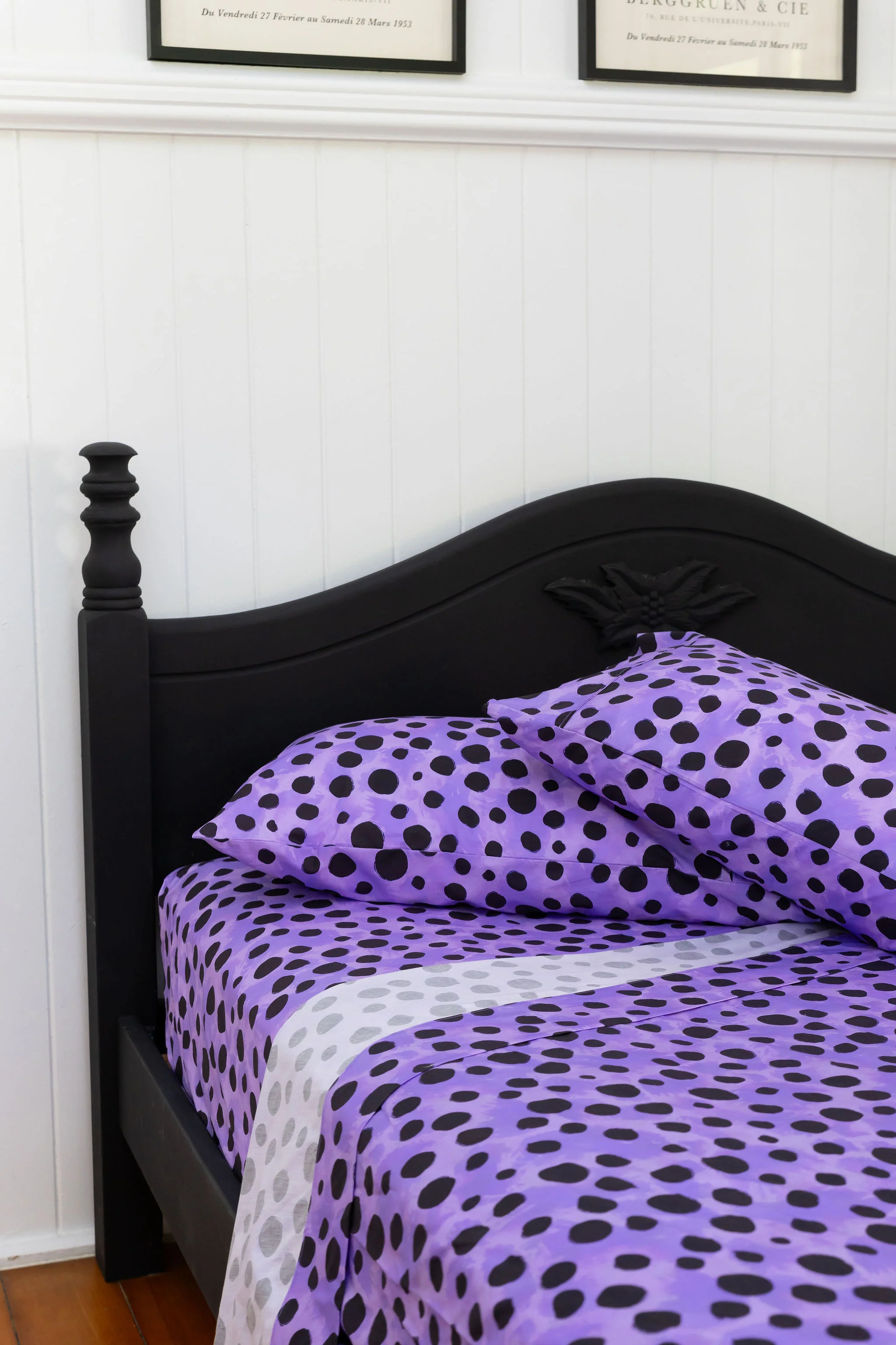Sheet Set in Purple Cheetah by Kasey Rainbow - Image 5