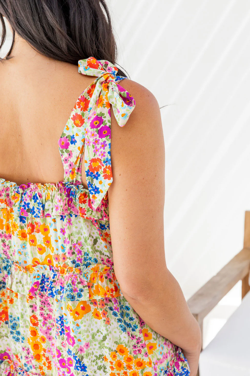 Talia Midi Dress in Flower Field - Image 13