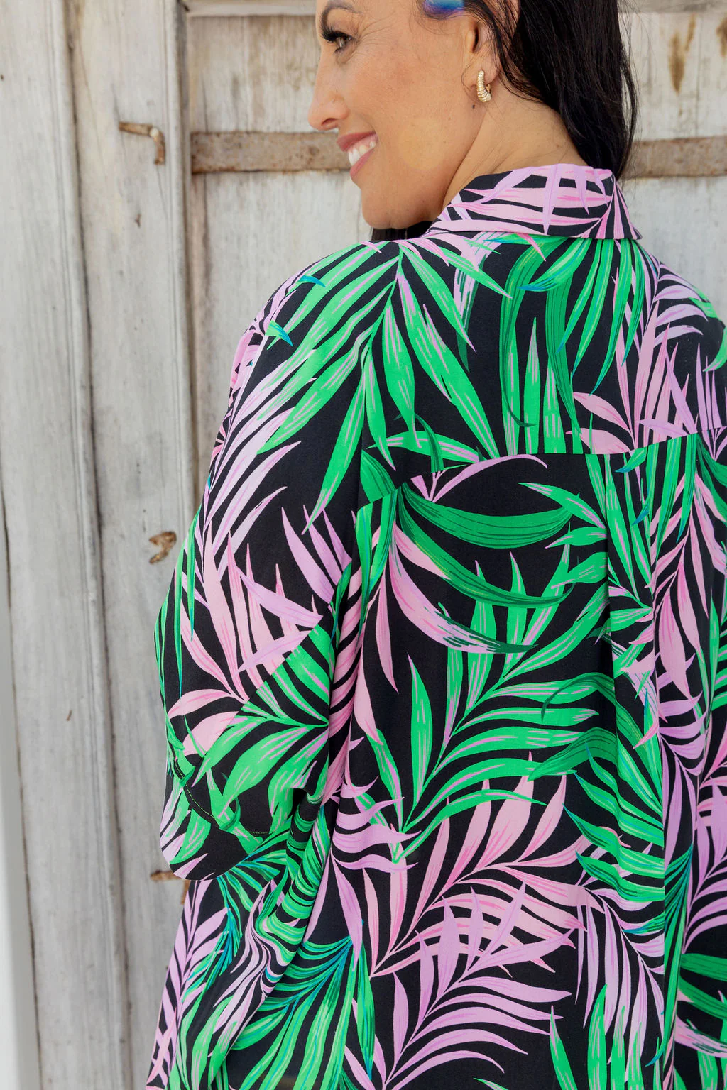 Tammin Shirt in Midnight Jungle - Image 12