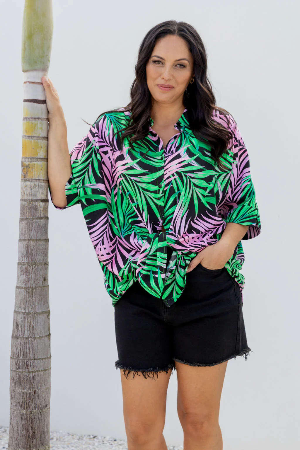 Tammin Shirt in Midnight Jungle - Image 14
