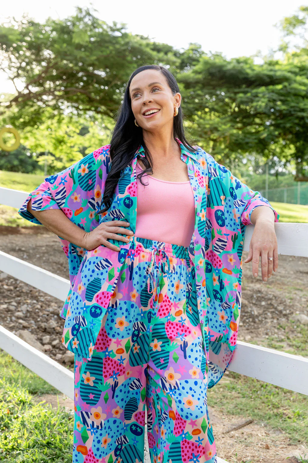Tammin Shirt in Small Horse Club by Deb McNaughton - Image 2