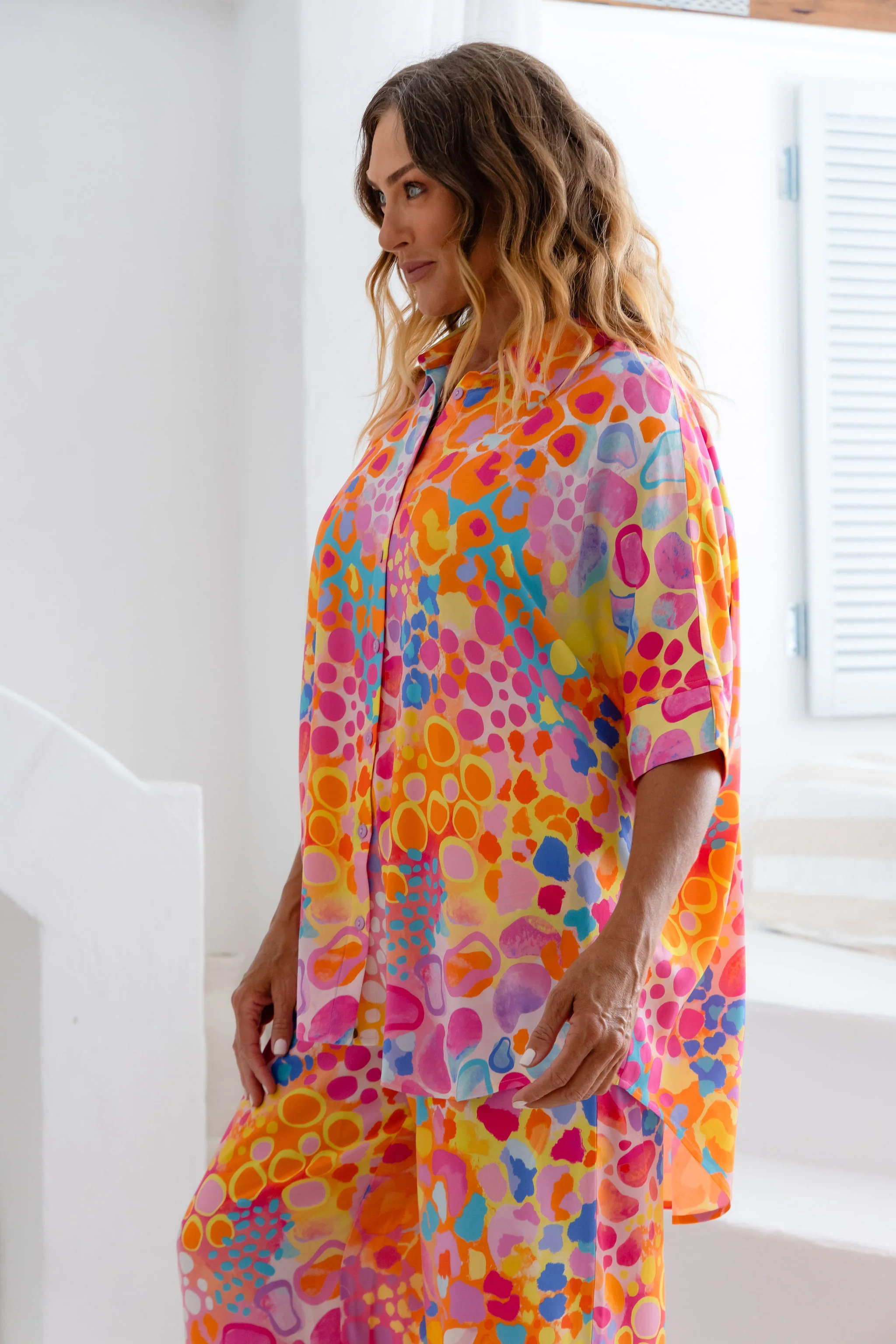 Tammin Shirt in Tequila Sunrise by Kasey Rainbow - Image 6
